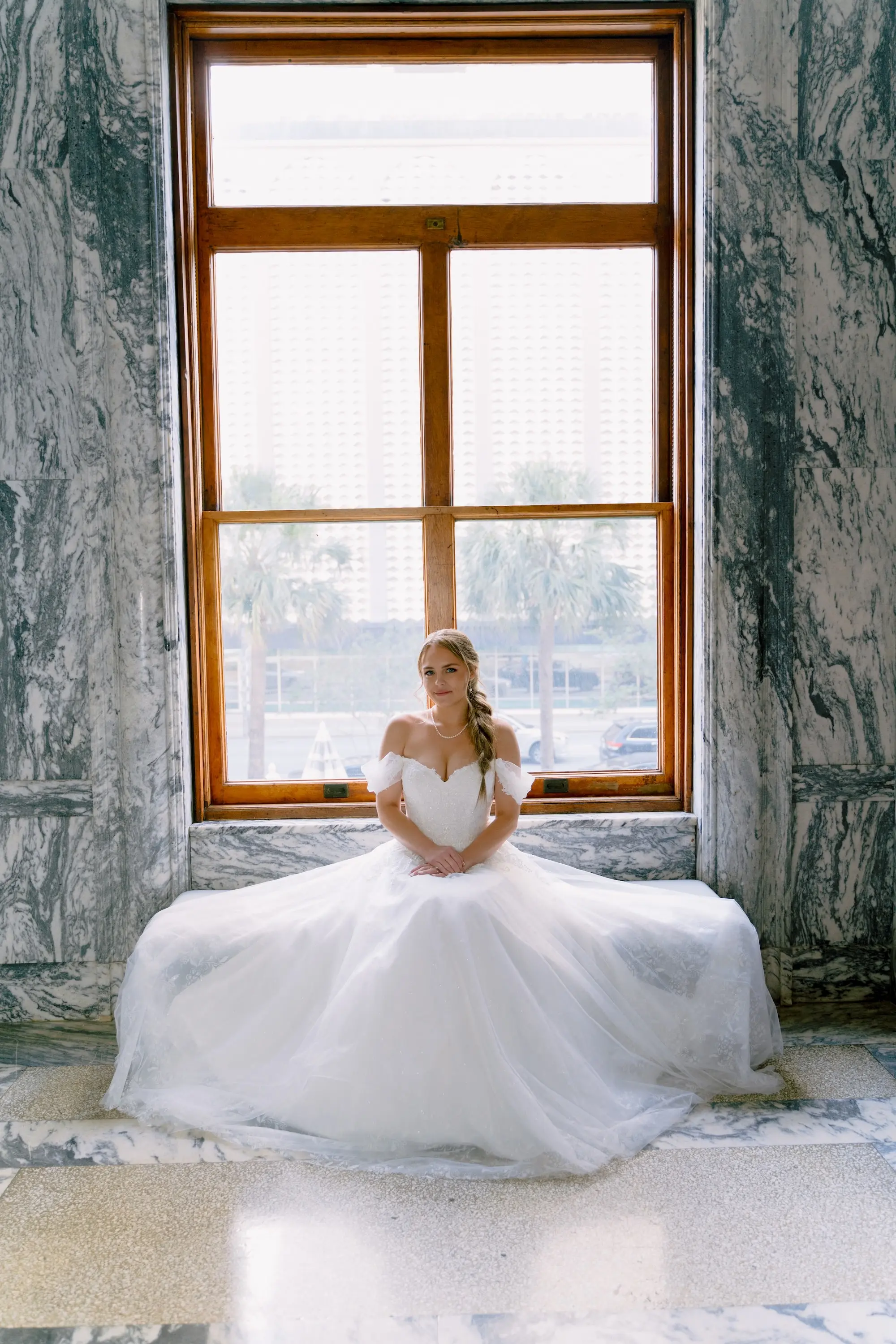 3Classic White Wedding Decor Ideas - Classic, White Downtown Tampa Wedding | Le Méridien Bridal Wedding Hair Fishtail Braid Inspiration | Tampa Bay Hair and Makeup Artist Adore Bridal Hair and Makeup