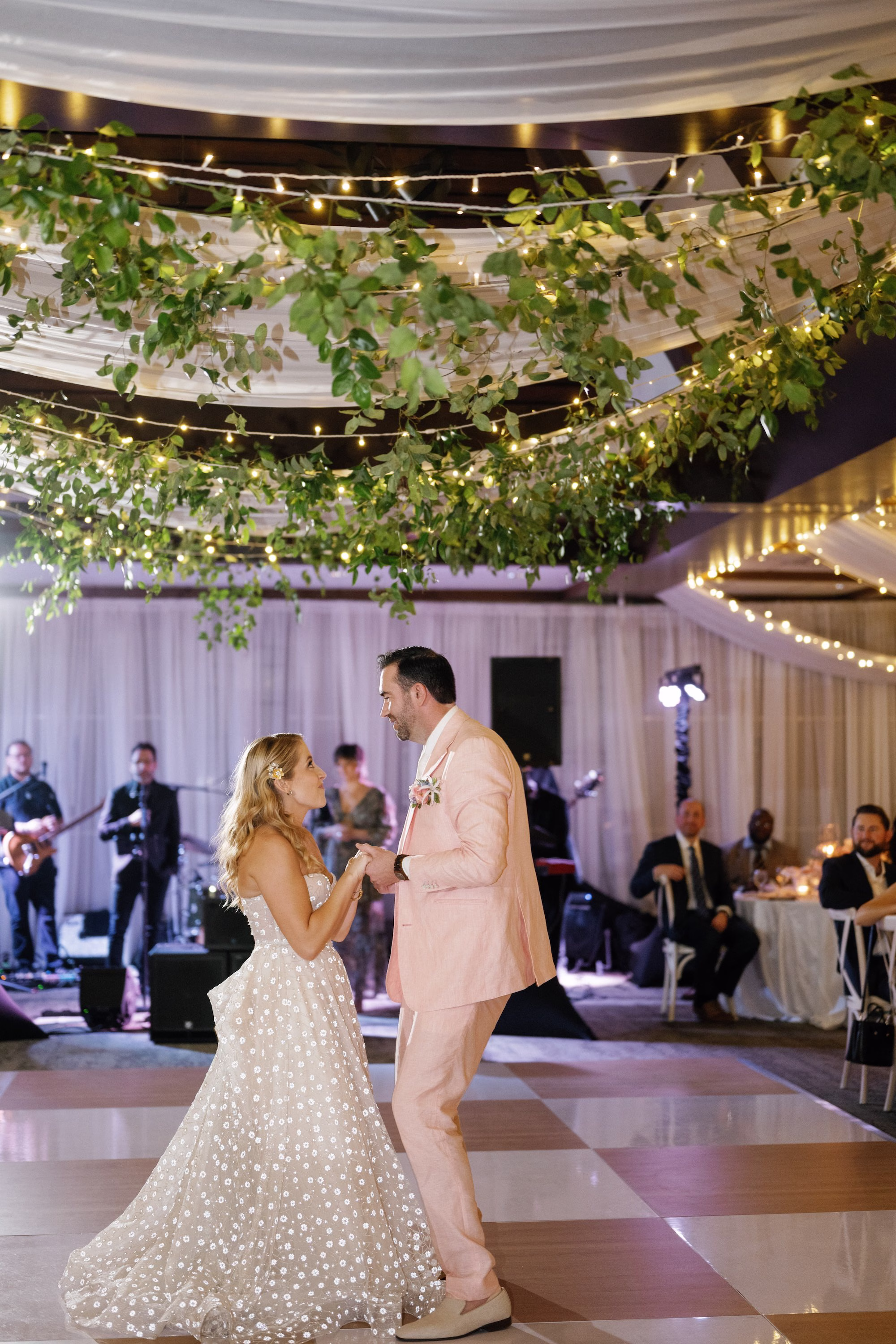 Bride and Groom First Dance Wedding Portrait