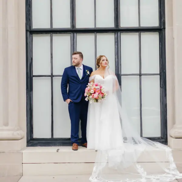 Bride and Groom Wedding Portrait | Tampa Bay Event Venue The Vault