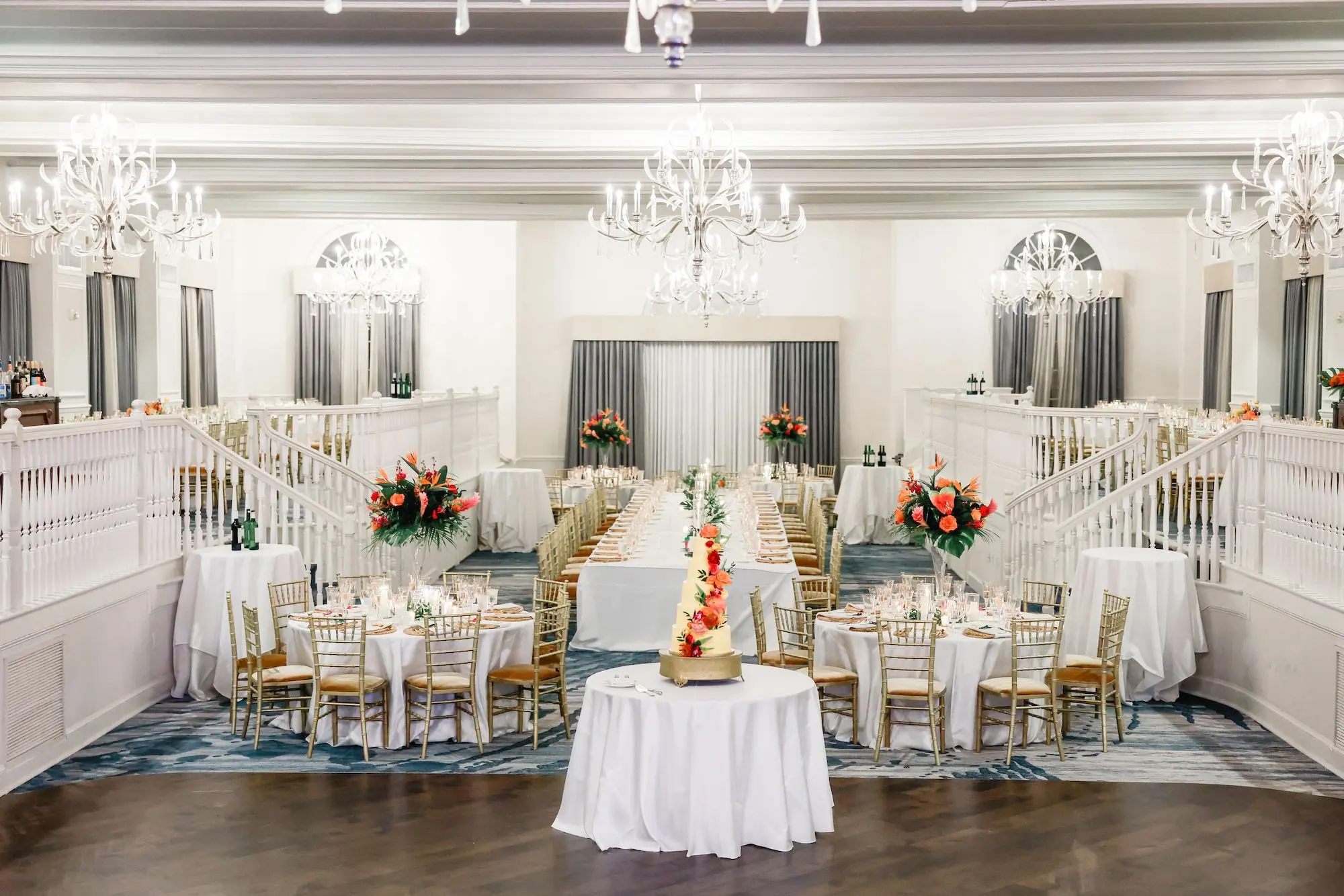 42Luxurious Vibrant Tropical Florida Wedding St Pete Venue The Don CeSar - Vibrant, Tropical St. Pete Beach Wedding | The Don CeSar Luxurious Vibrant Tropical Florida Wedding Reception Decor Ideas | St Pete Event Venue The Don CeSar | Tampa Bay Planner Coastal Coordinating | Kate Ryan Event Rentals