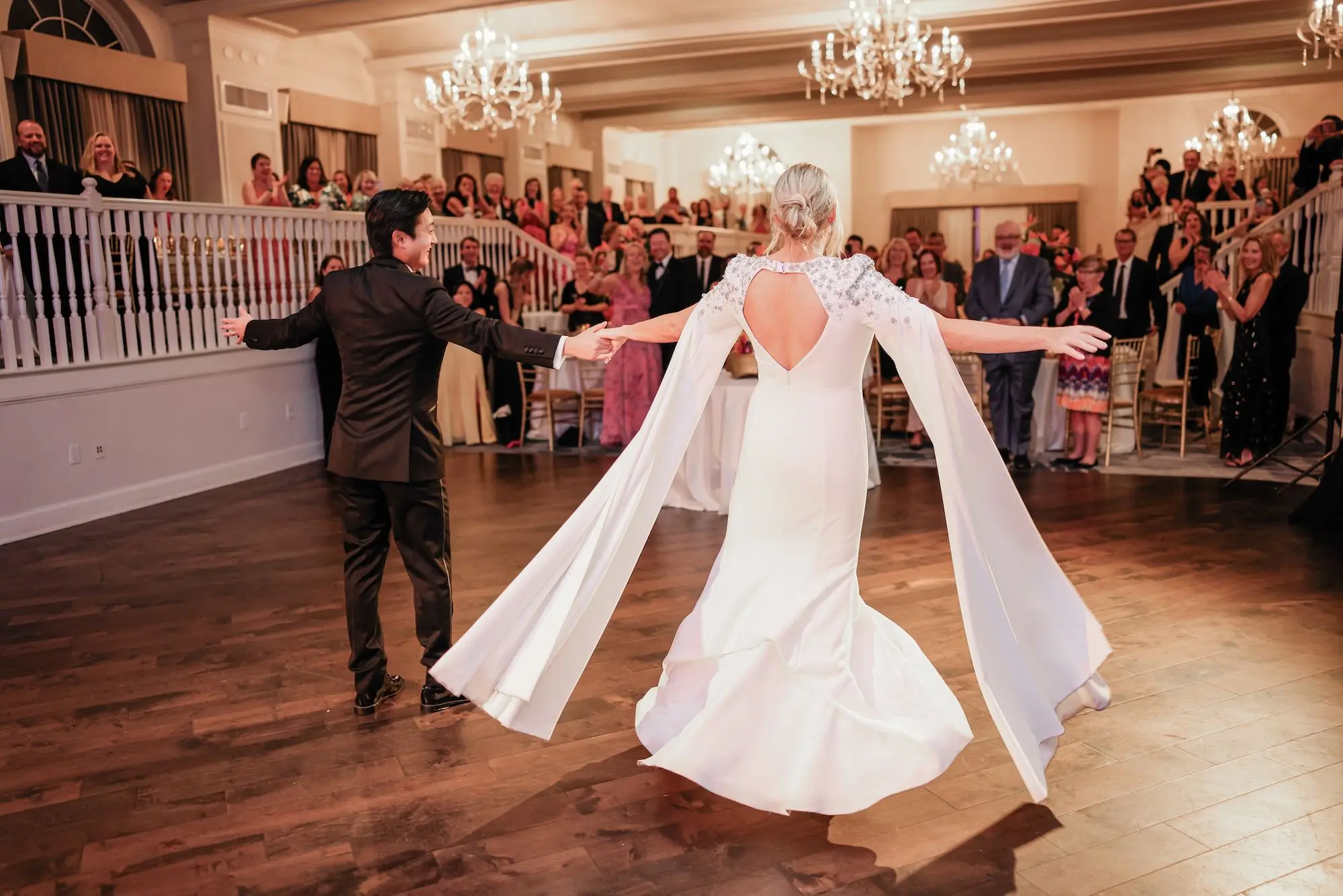 43Luxurious Vibrant Tropical Florida Wedding - Vibrant, Tropical St. Pete Beach Wedding | The Don CeSar Bride and Groom First Dance Wedding Portrait | Tampa Bay Photographer Lifelong Photography Studio