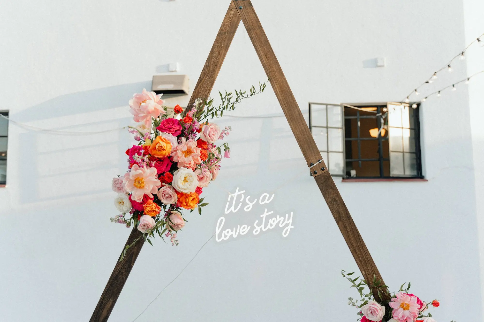 50Colorful Pink Yellow Orange Florida Wedding Inspiration - “Best Of” 2025: Wedding Receptions Part 2 Colorful Pink, Yellow, and Orange Spring Florida Wedding Reception Decor Ideas