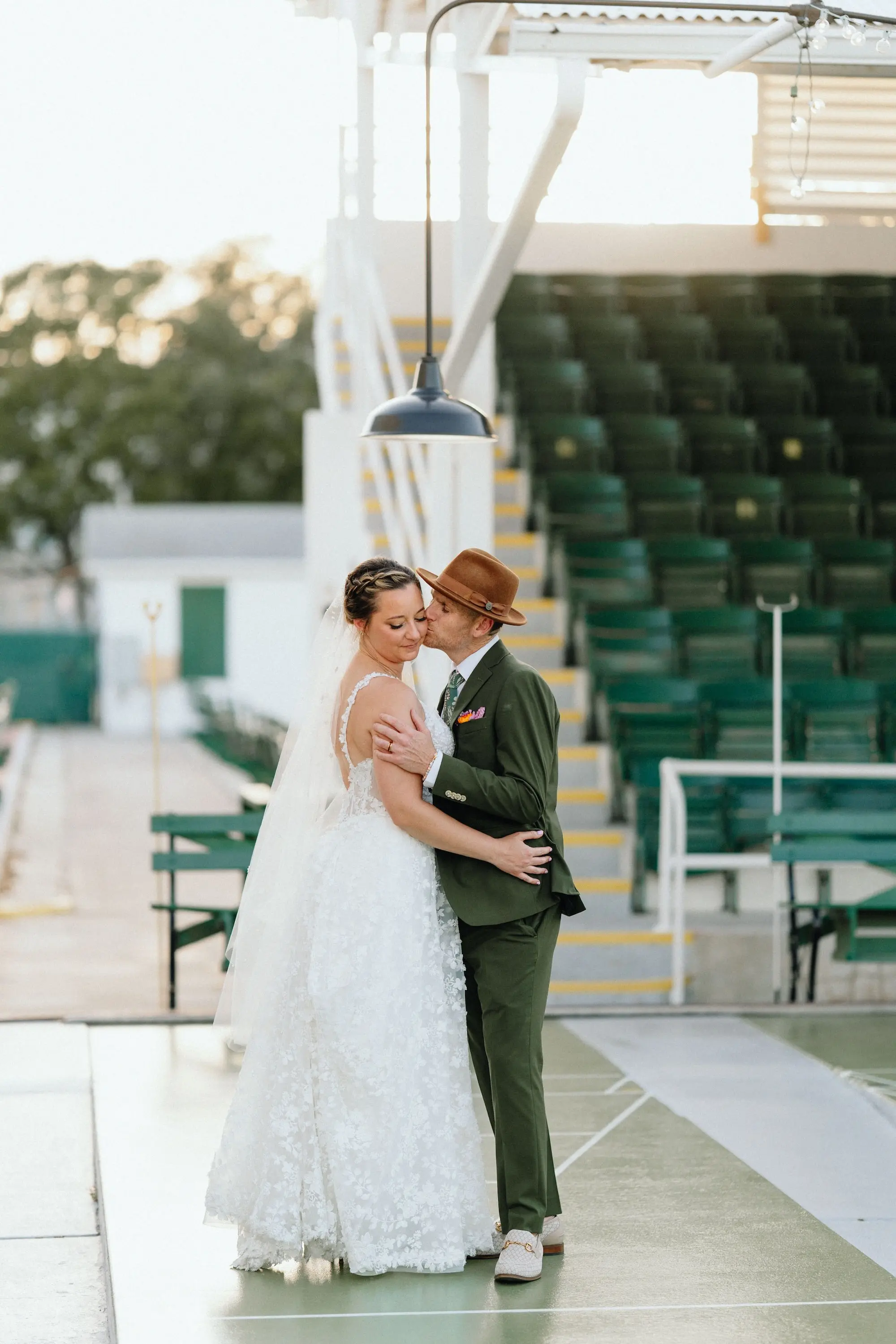 62Colorful Pink Yellow Orange Florida Wedding Inspiration St Petersburg Venue Shuffleboard Club - “Best Of” 2025: Wedding Receptions Part 2 Bride and Groom First Dance Wedding Portrait | Tampa Bay DJ Grant Hemond and Associates | Venue St Petersburg Shuffleboard Club | Photographer J&S Media | Content Creator Behind The Vows
