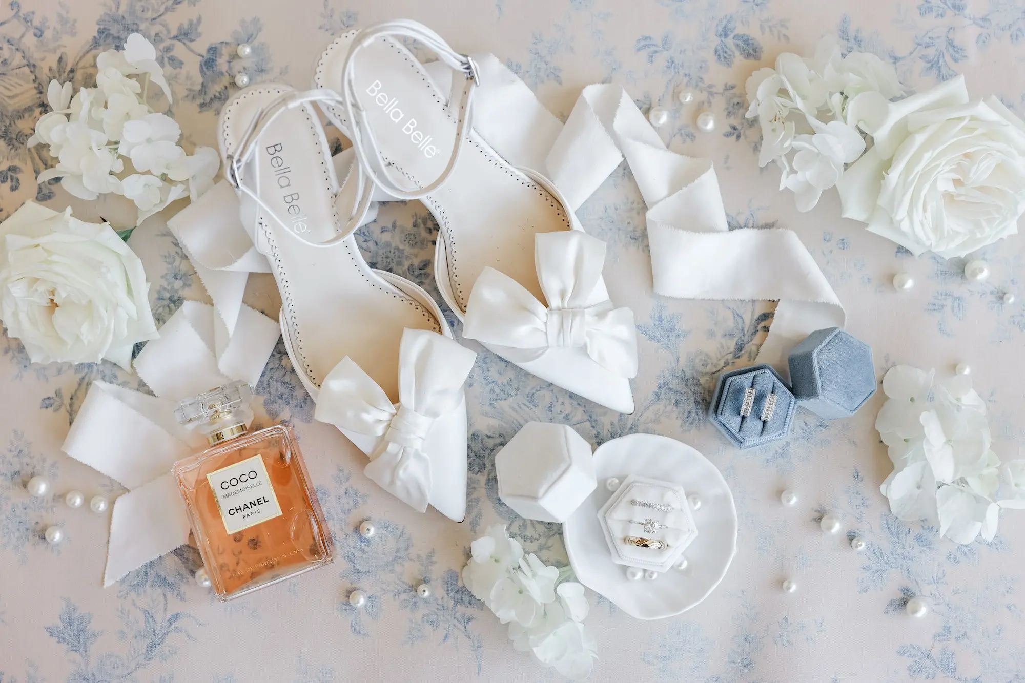 6Classic White Florida Wedding Ideas - Classic, White Rooftop Wedding | Hyatt Regency Clearwater Beach Pointed White Bella Belle Bridal Wedding Shoes with Bow Ideas | Tampa Bay Photographer Lifelong Photography Studio