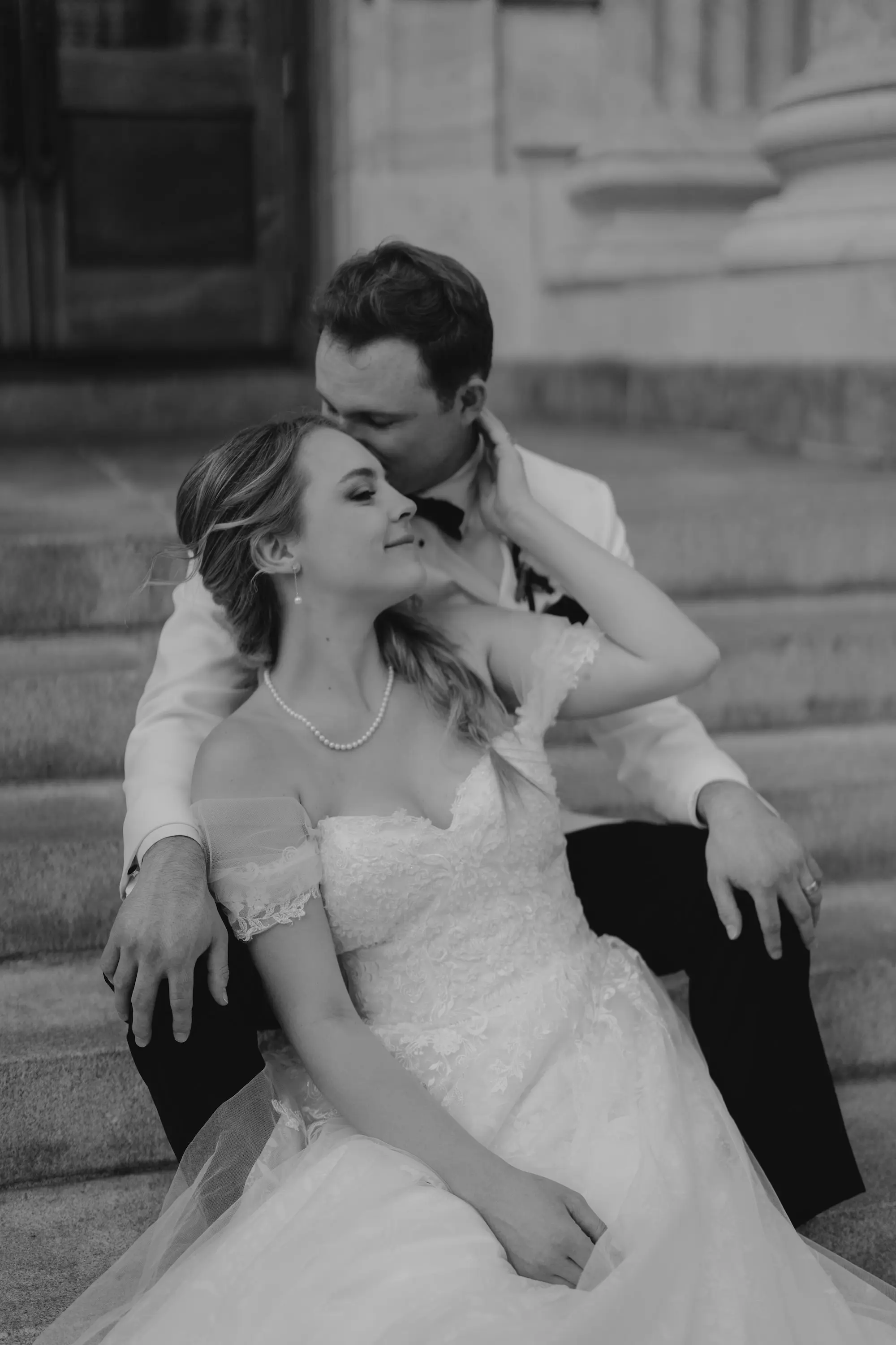 8Classic White Wedding Decor Ideas - “Best Of” 2025: Wedding Portraits Bride and Groom Wedding Portrait | Photographer We The Blackwells