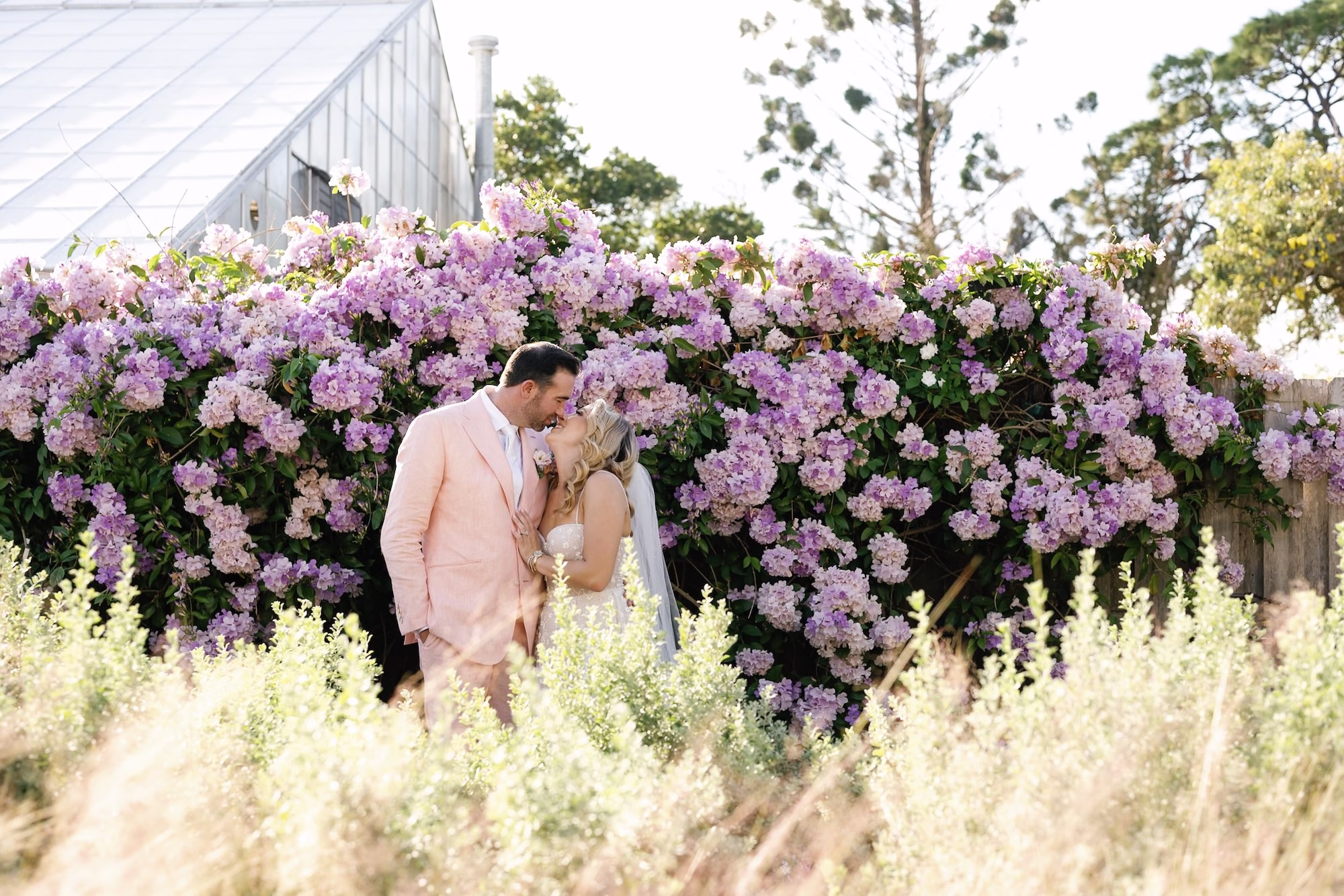 Bride and Groom First Look Wedding Portrait | Tampa Bay Photographer Dewitt For Love