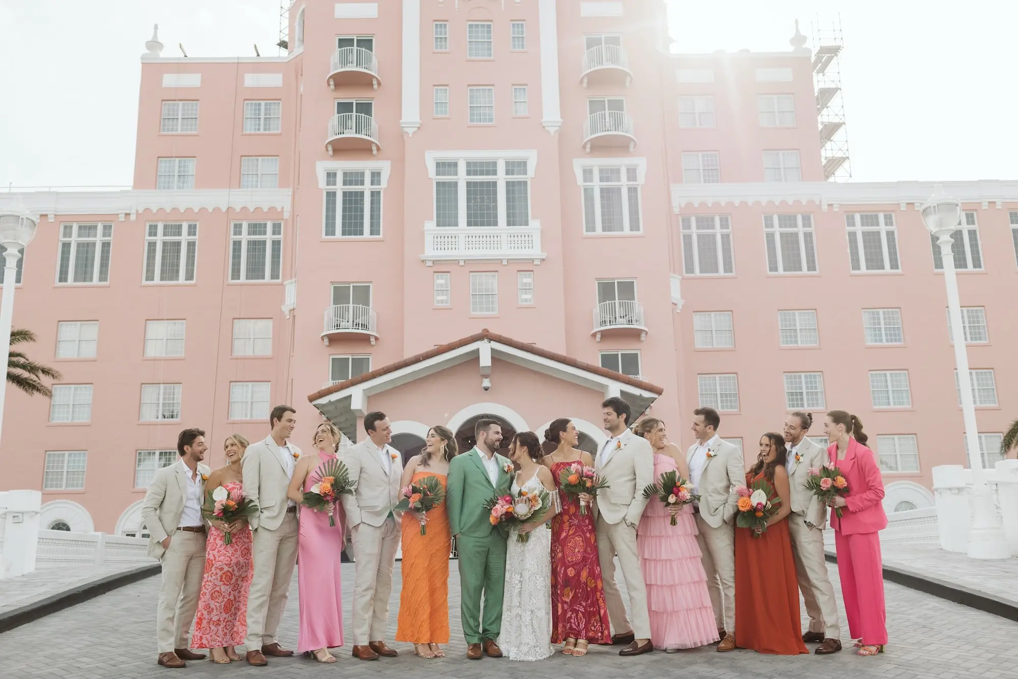 Vibrant Tropical Boho St. Pete Beach Wedding