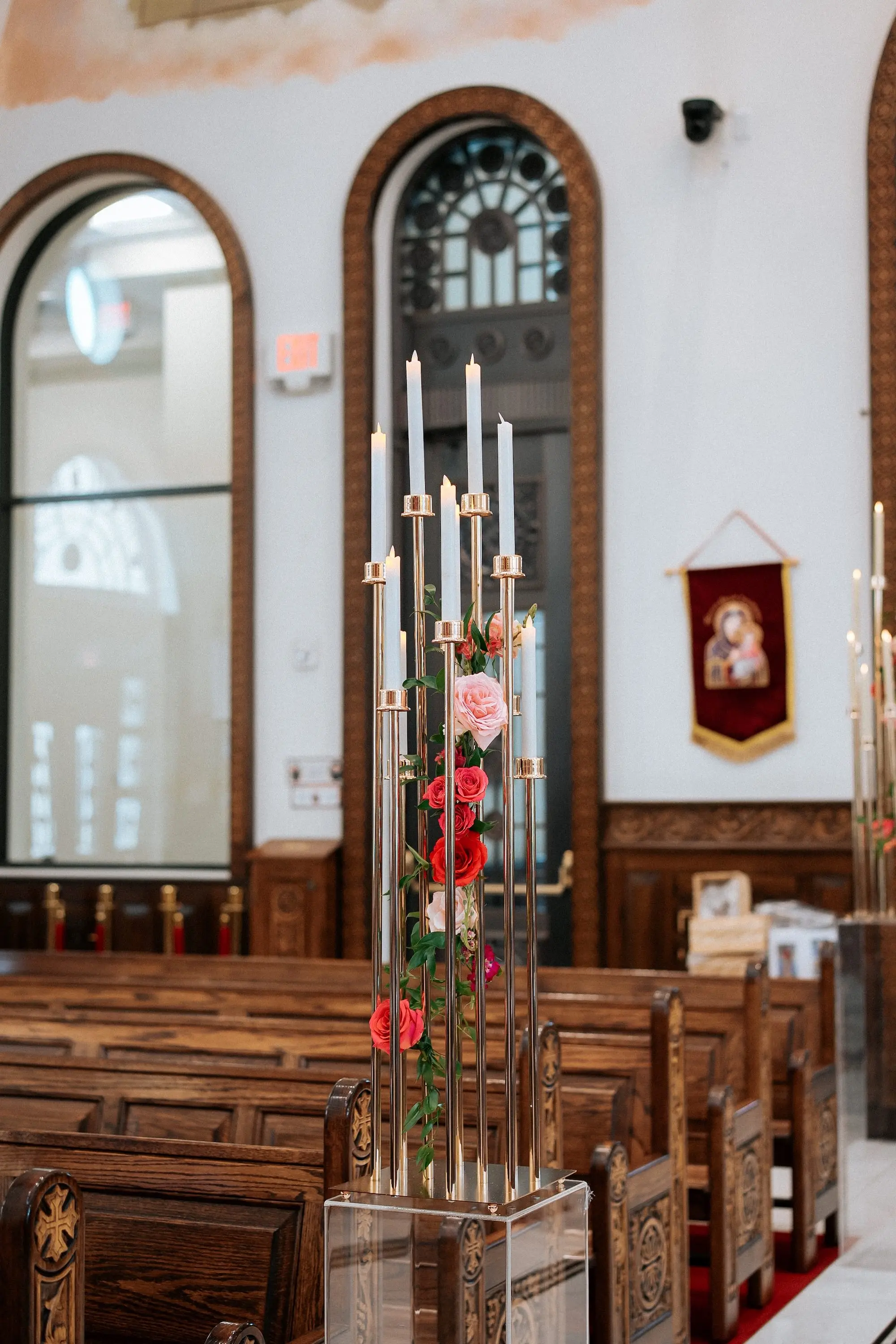 Glamorous Pink and Emerald Wedding Ceremony Decor Ideas | Tampa Bay Florist Save The Date Florida | Kate Ryan Event Rentals