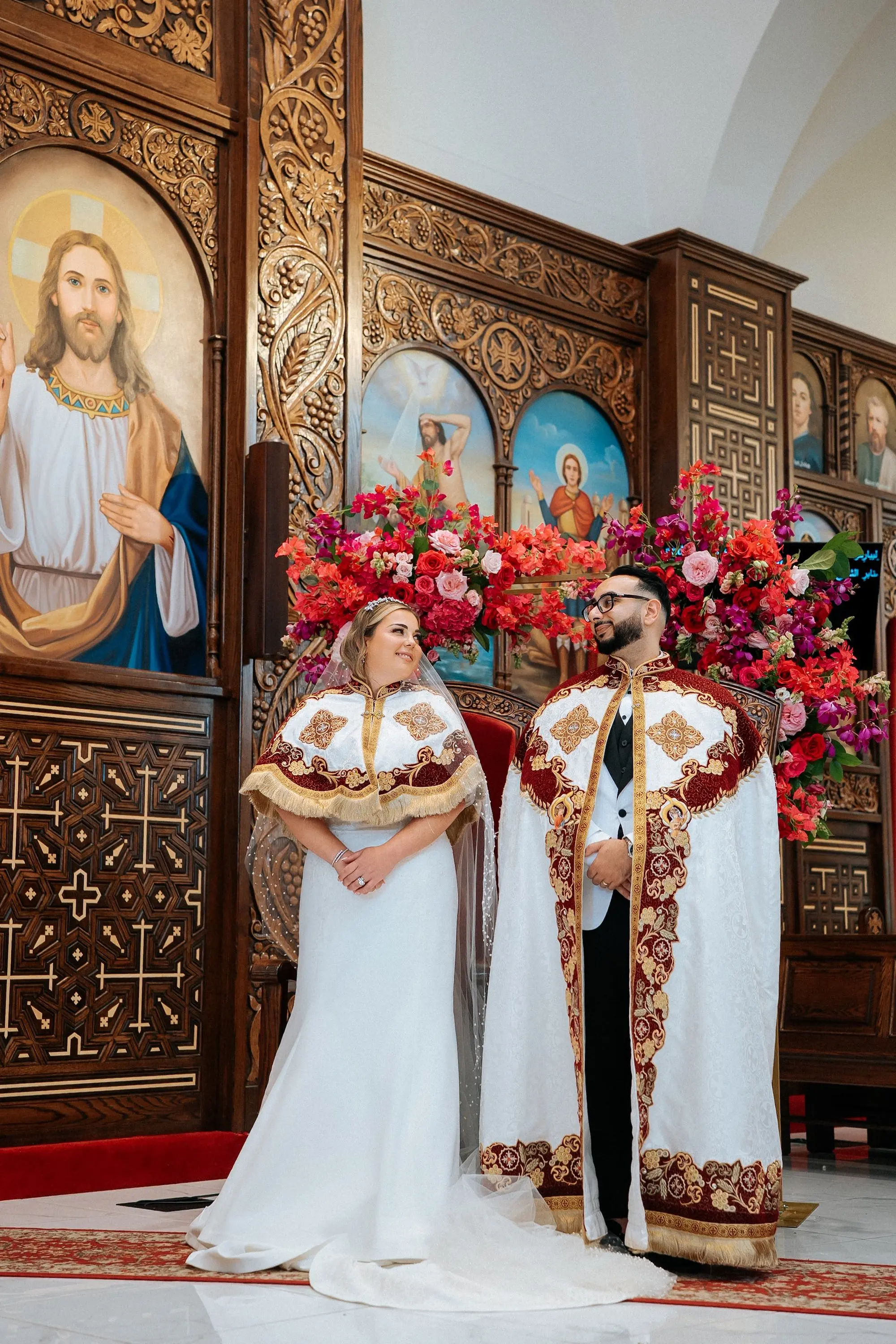 Bride and Groom Wedding Portrait