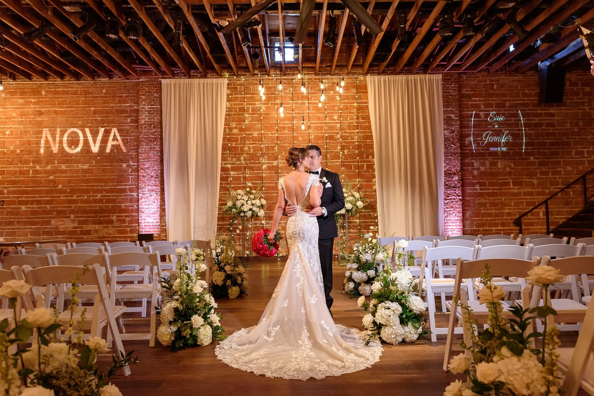 Romantic White and Greenery St. Pete Wedding | NOVA 535