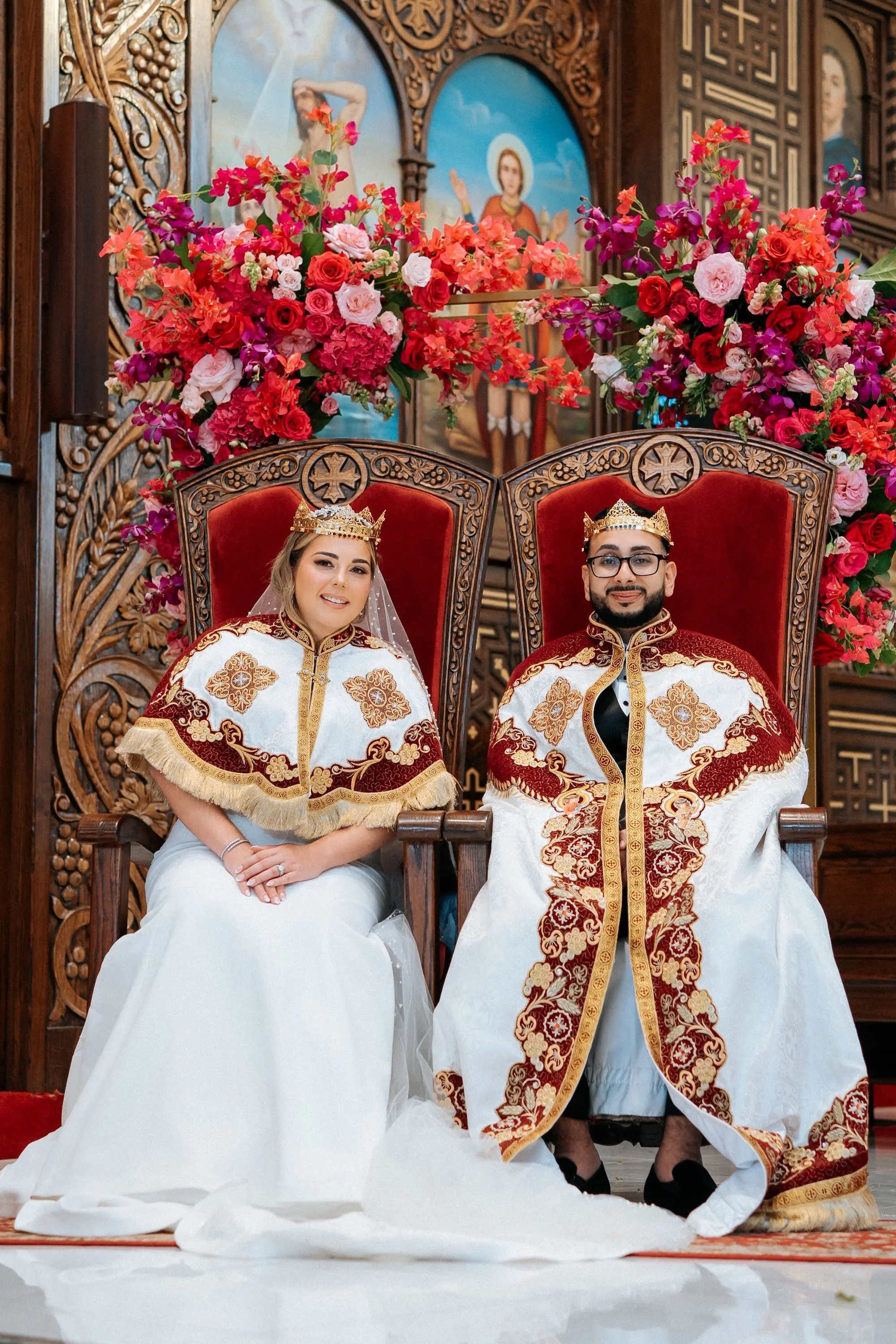 Bride and Groom Wedding Portrait