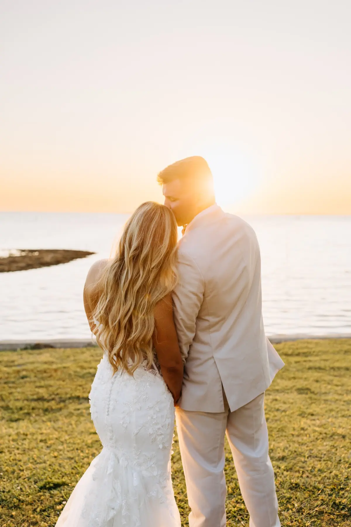 Bride and Groom Wedding Portrait | Sarasota Photographer Amber McWhorter Photography