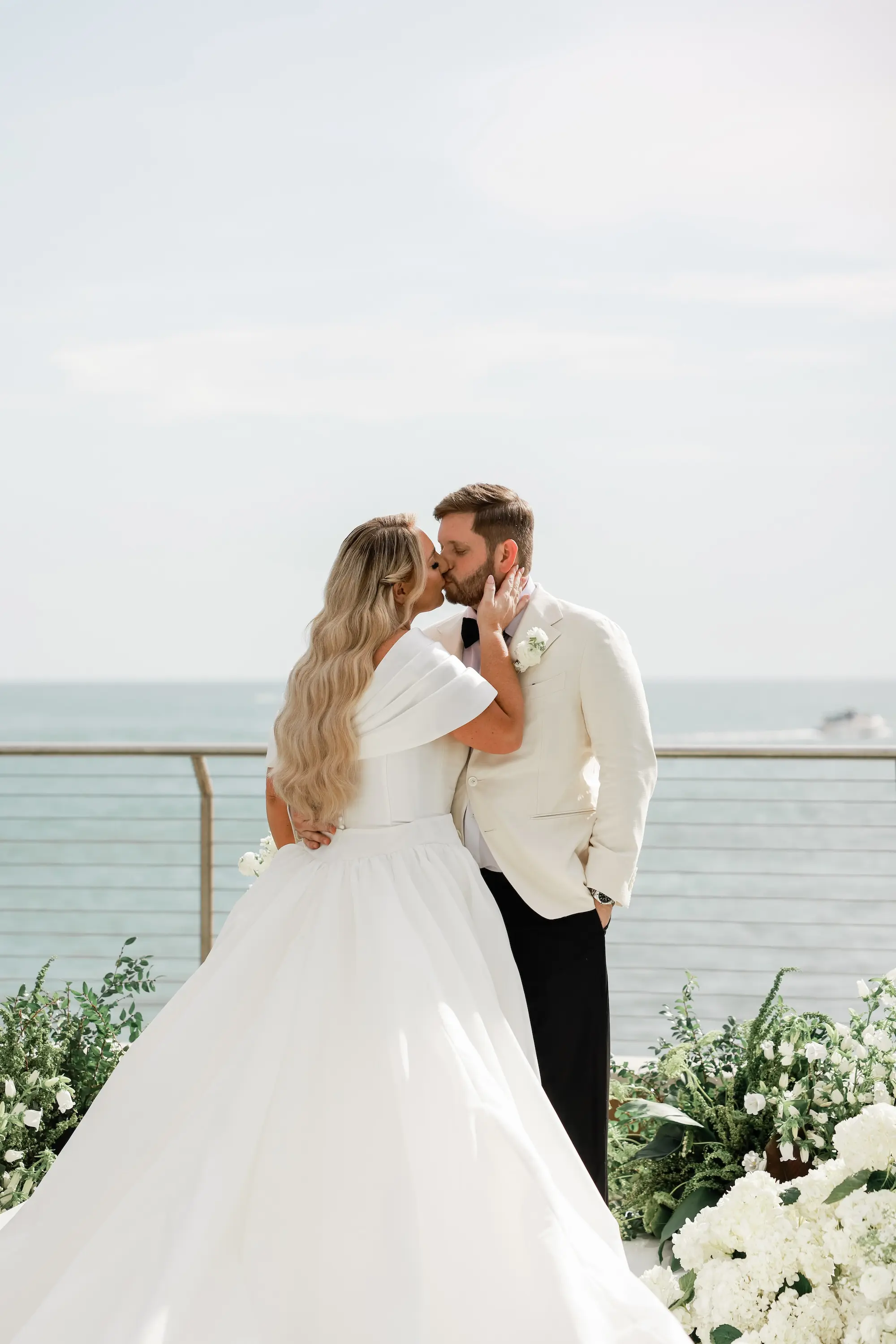 Bride and Groom Just Married Wedding Portrait | Clearwater Photographer Lifelong Photography Studio