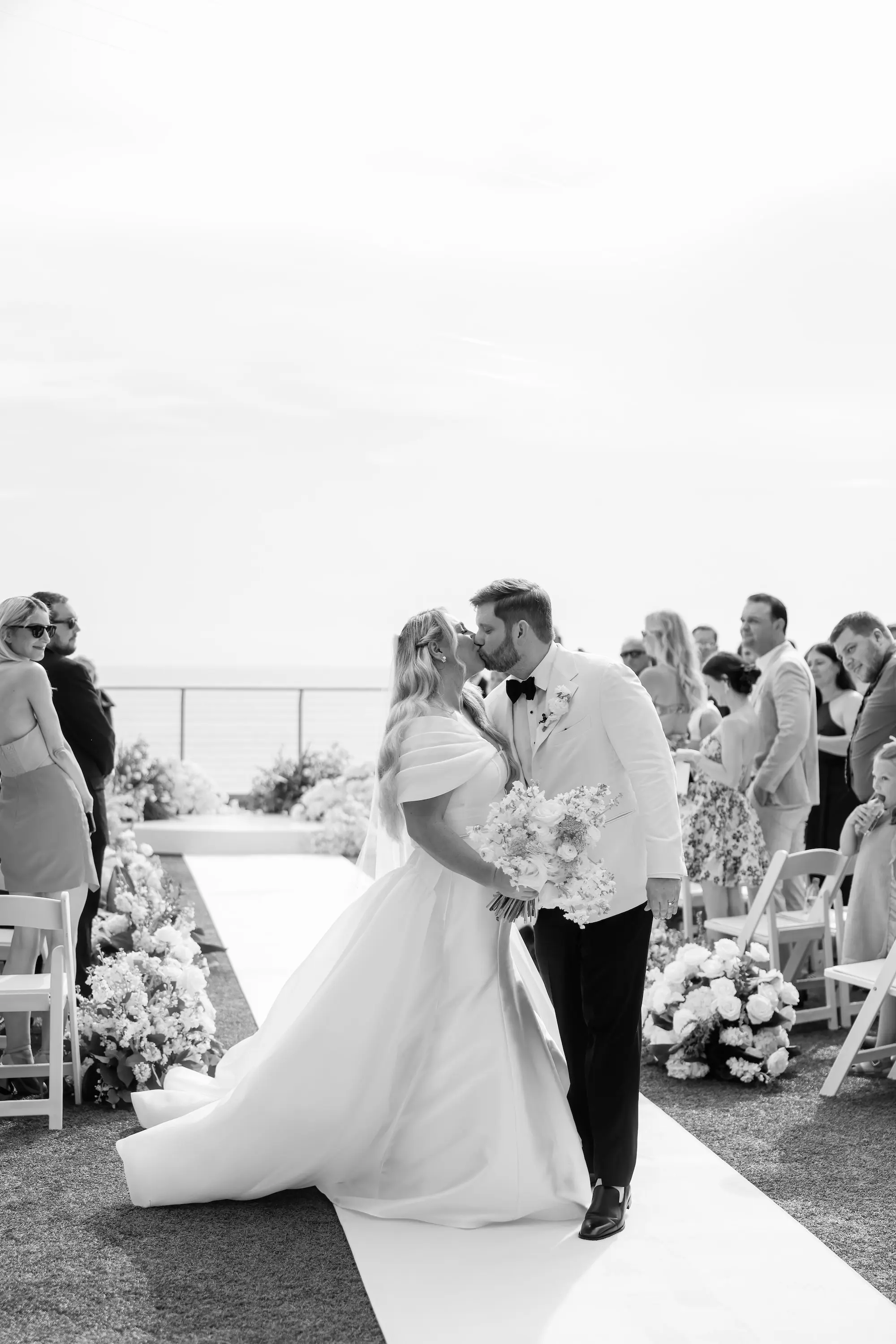 Bride and Groom Just Married Wedding Portrait | Clearwater Photographer Lifelong Photography Studio