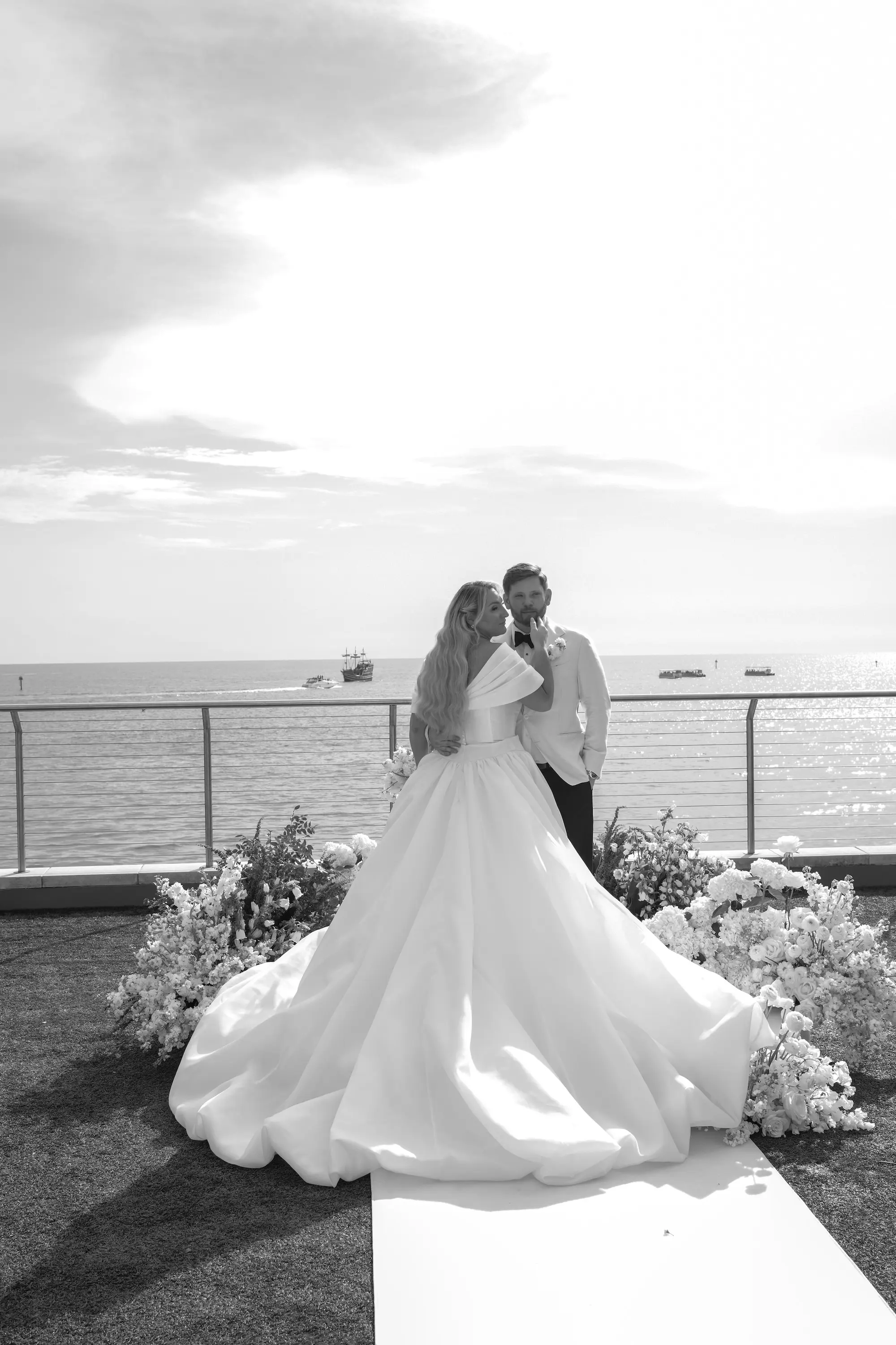 Bride and Groom Wedding Portrait | Clearwater Photographer Lifelong Photography Studio