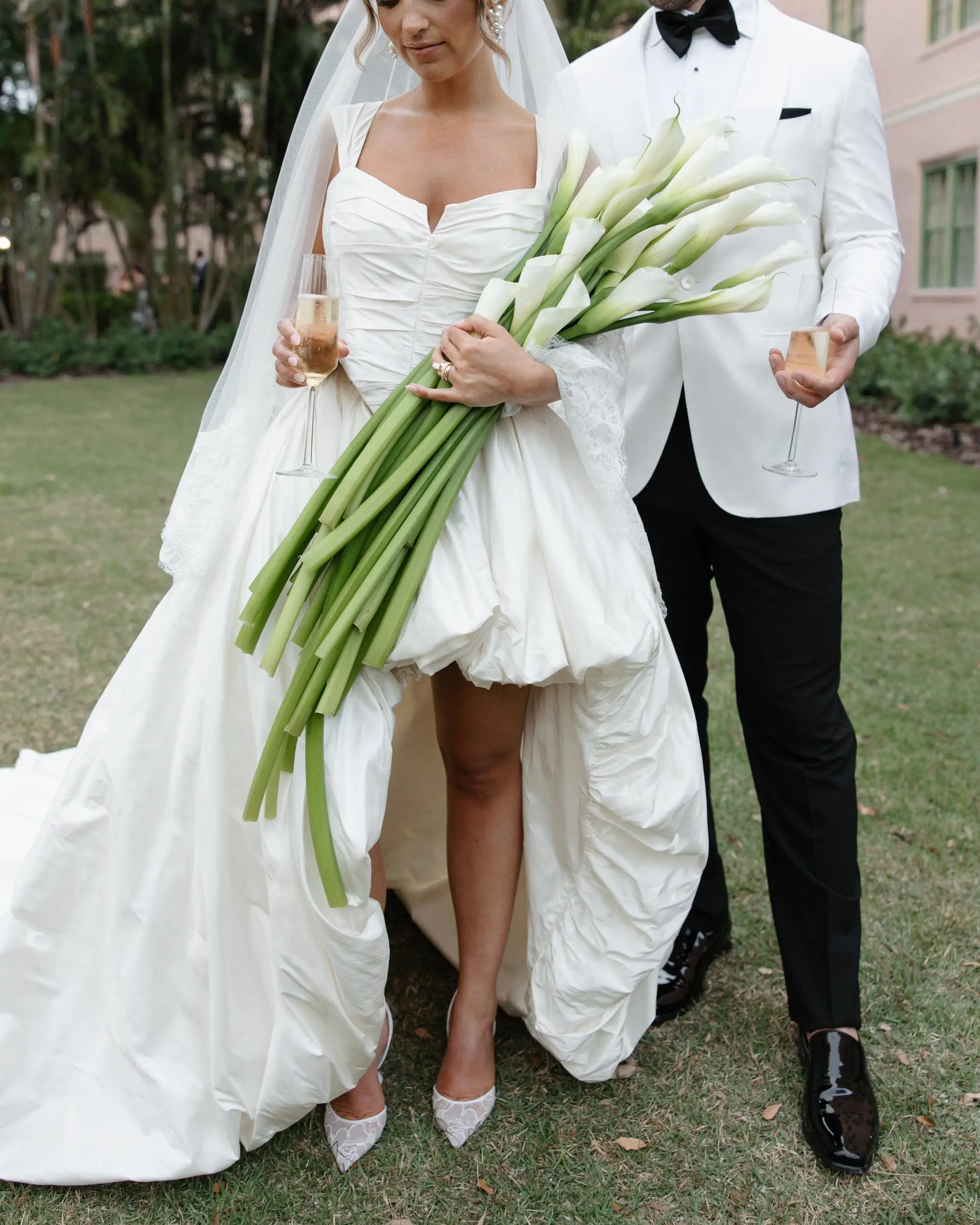 30Elegant Cream Vintage Wedding Inspiration - Luxurious, Neutral Downtown St. Pete Wedding | The Vinoy Bride and Groom Wedding Portrait