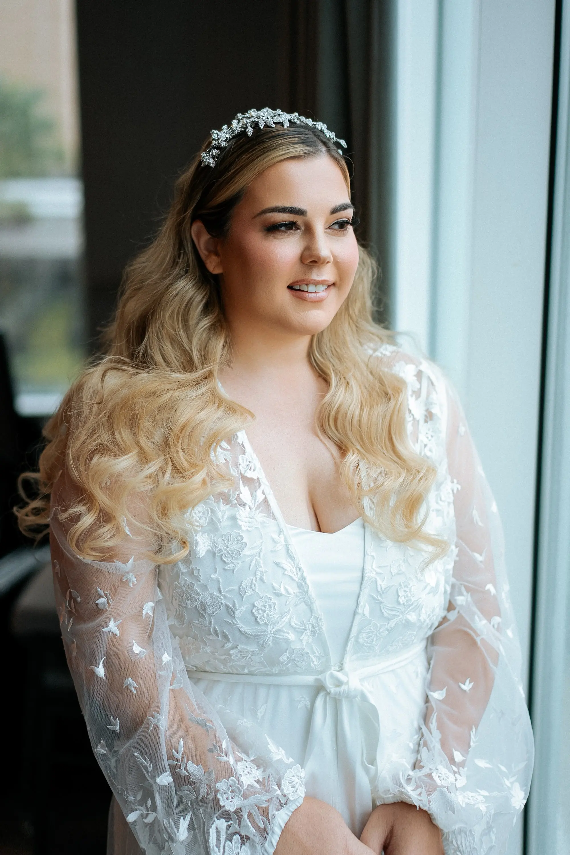 Bride Getting Ready Wedding Portrait