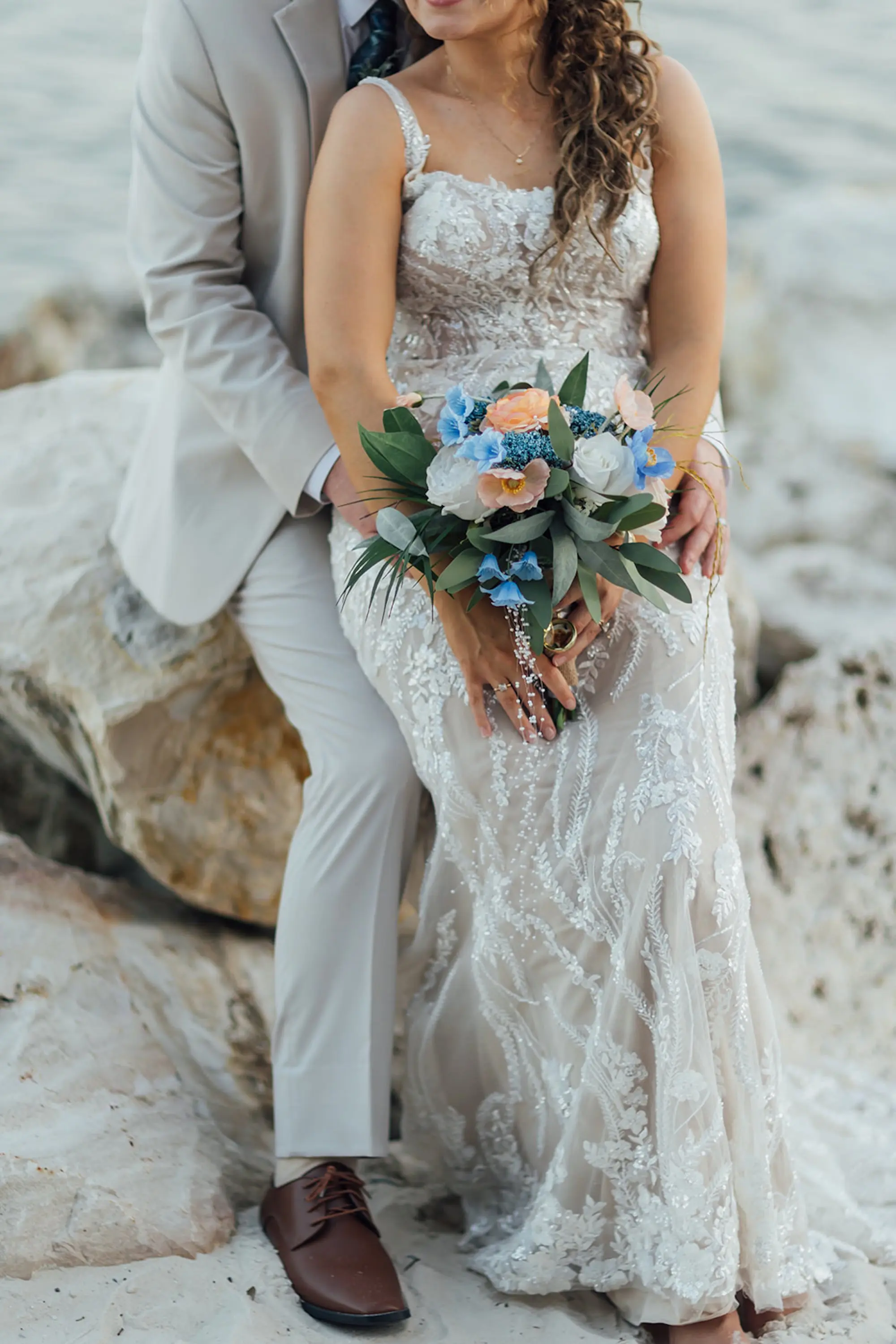 Bride and Groom Wedding Portrait