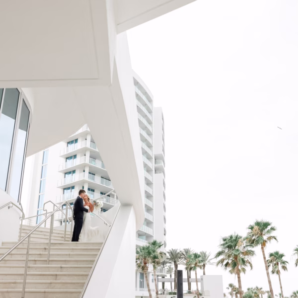 14Coastal Blue Boho Chic Wedding Inspiration Clearwater Venue Opal Sands - Coastal, Blue and White Clearwater Beach Wedding | Opal Sands Resort & Spa Bride and Groom Wedding Portrait | Clearwater Photographer Lifelong Photography Studio | Event Venue Opal Sands