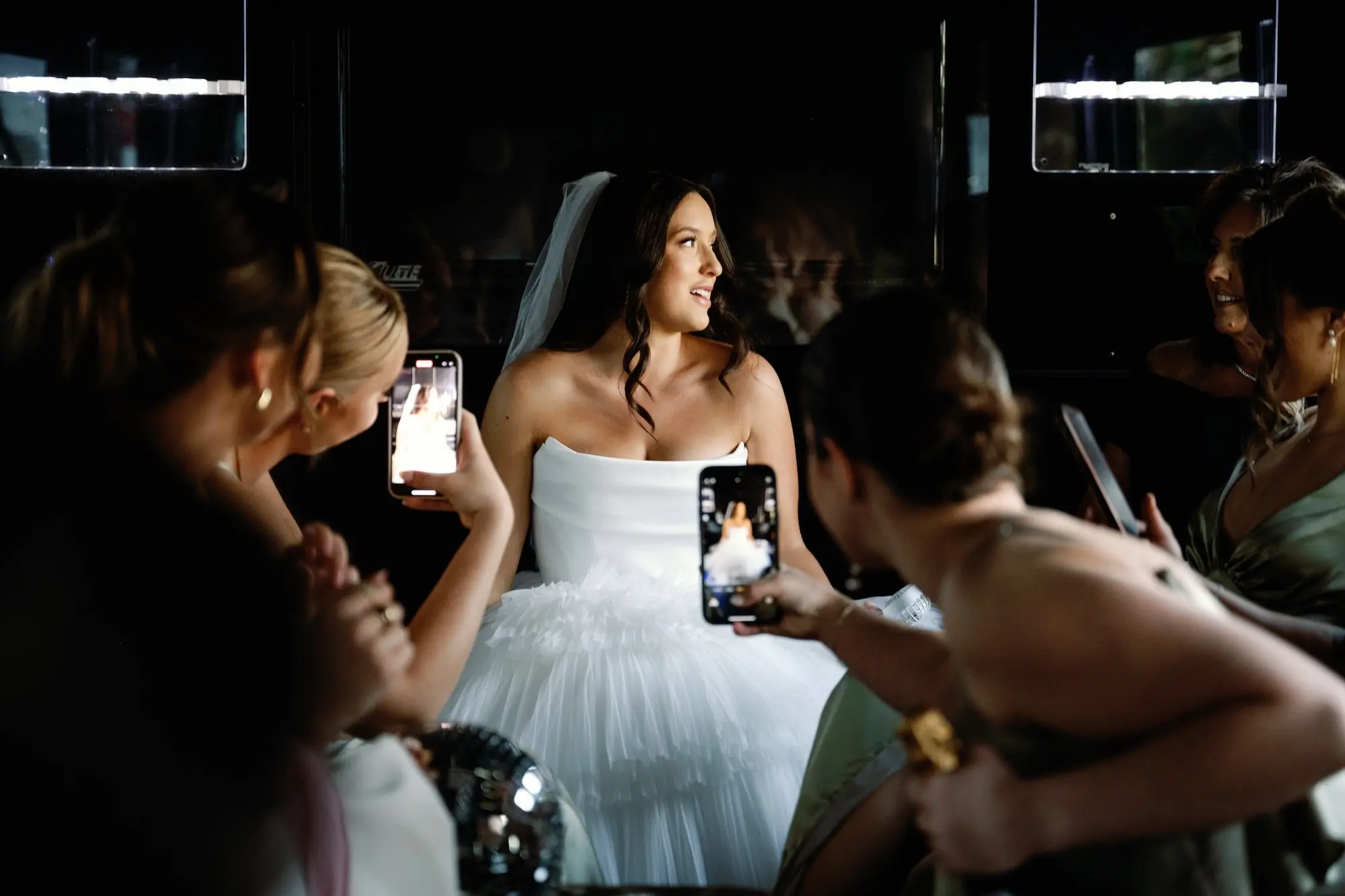14Modern Classic Black and White Wedding Inspiration - Modern, Black and White Tampa Wedding | Hyde House Public Studio Bride Wedding Portrait