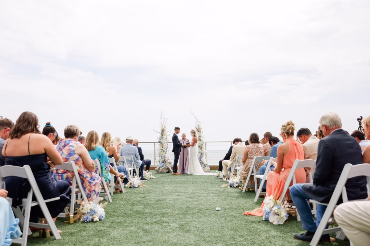 21Coastal Blue Boho Chic Wedding Inspiration Clearwater Venue Opal Sands - Coastal, Blue and White Clearwater Beach Wedding | Opal Sands Resort & Spa Coastal Blue Boho Chic Wedding Ceremony Decor Ideas | Clearwater Event Venue Opal Sands