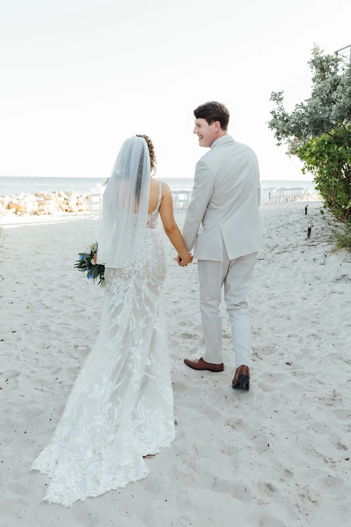 Bride and Groom Wedding Portrait
