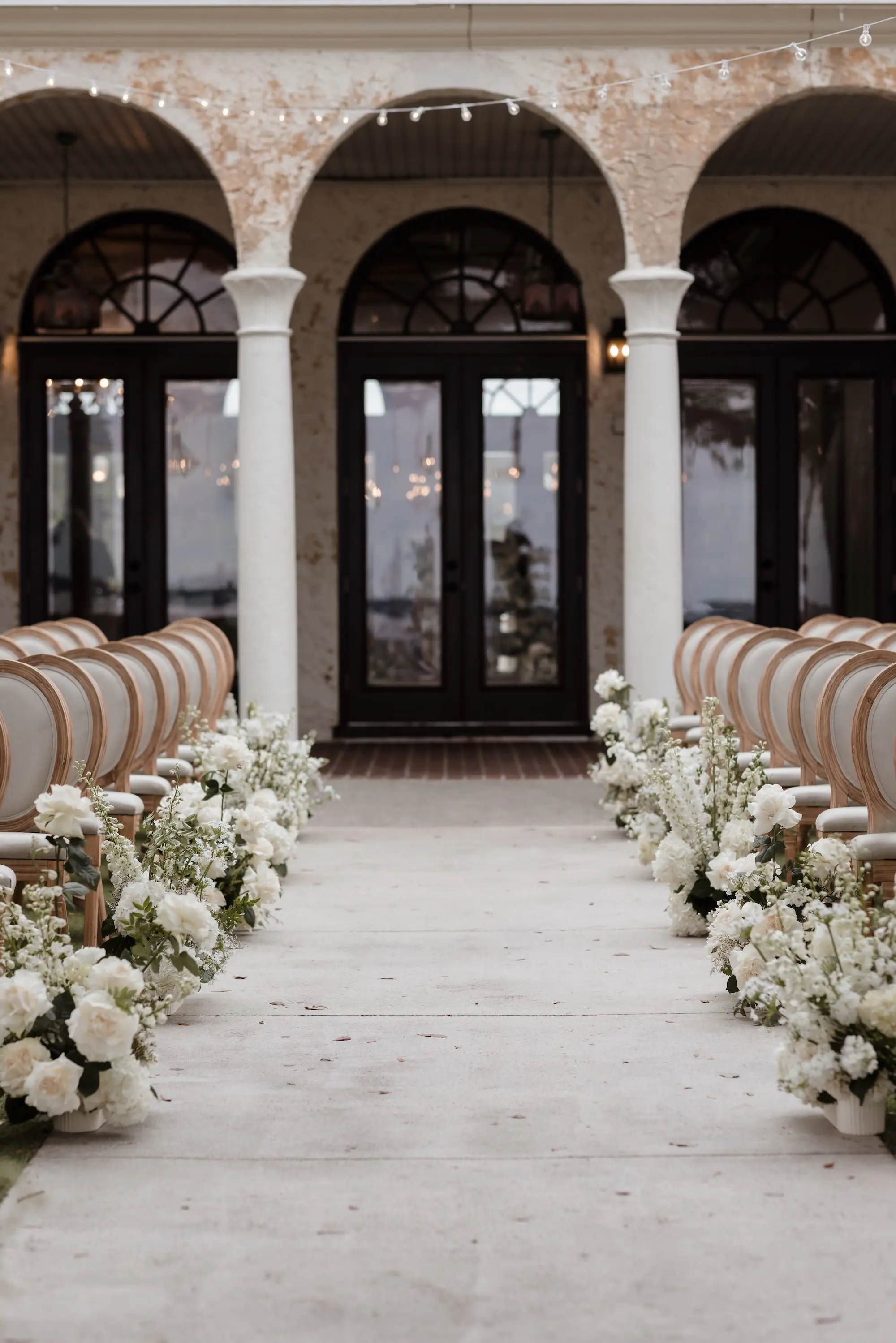 21Timeless Vintage Champagne Wedding Inspiration Evoke Photo and Film Central Florida Venue Bella Cosa - Elegant, Neutral Central Florida Wedding | Bella Cosa Timeless Vintage Champagne Wedding Ceremony Decor Ideas | Orlando Event Venue Bella Cosa