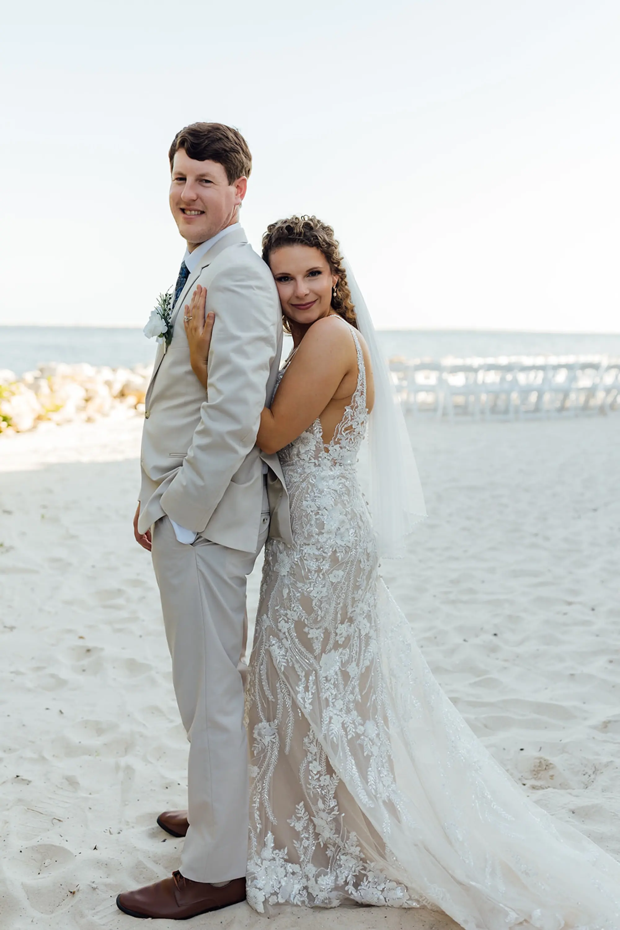Bride and Groom Wedding Portrait
