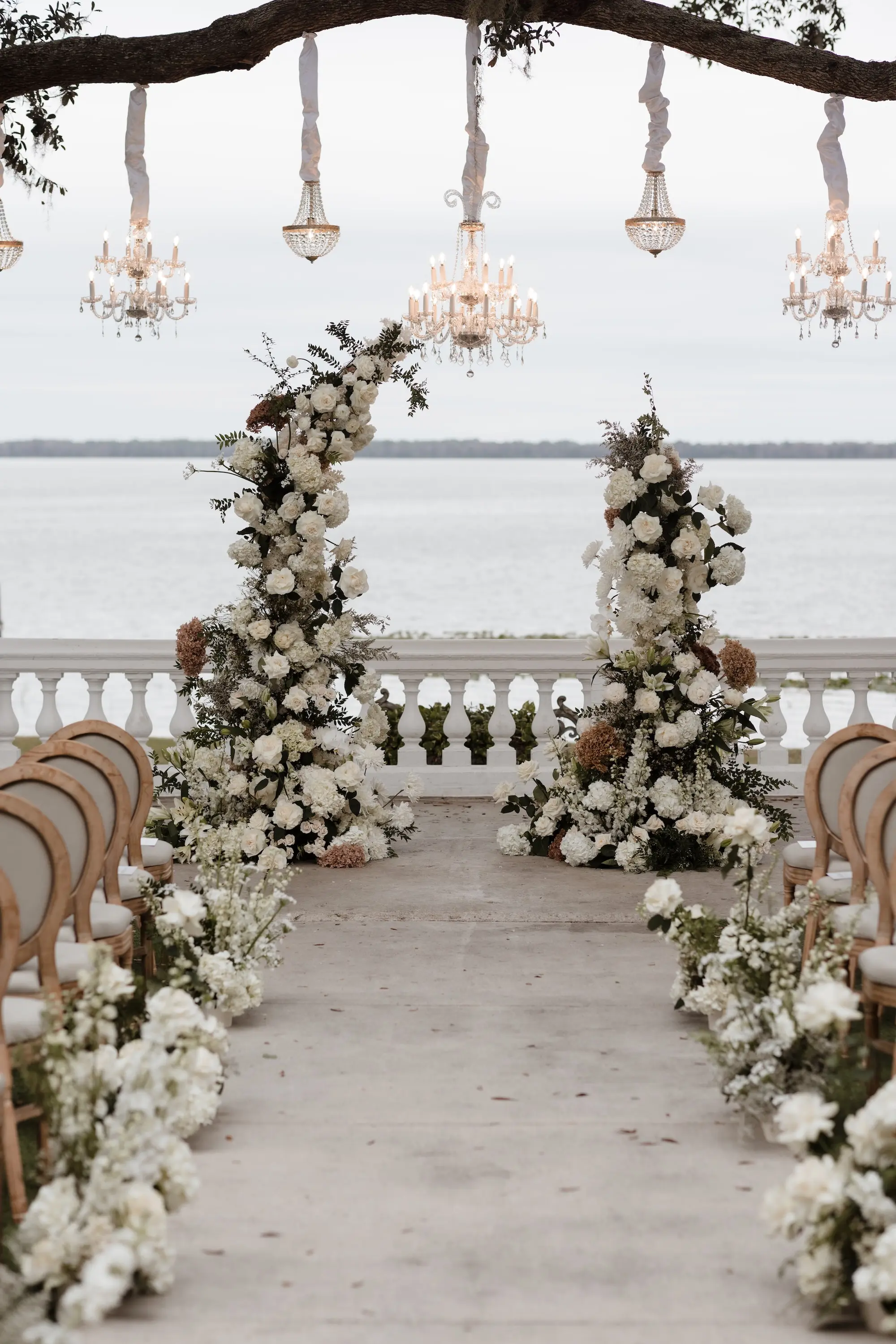 24Timeless Vintage Champagne Wedding Inspiration Evoke Photo and Film Central Florida Venue Bella Cosa - Elegant, Neutral Central Florida Wedding | Bella Cosa Timeless Vintage Champagne Wedding Ceremony Arch Decor Ideas | Orlando Event Venue Bella Cosa