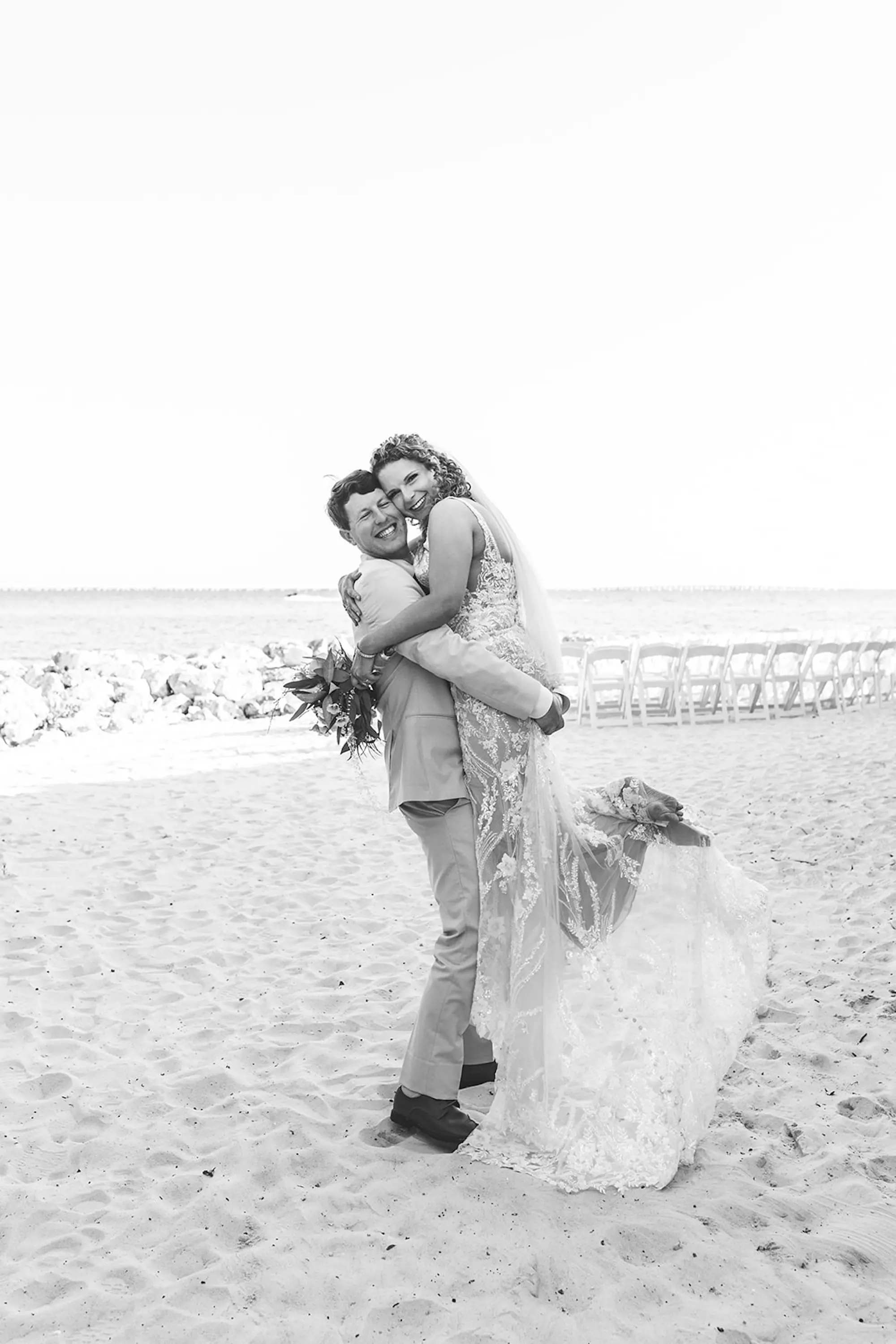 Bride and Groom Wedding Portrait