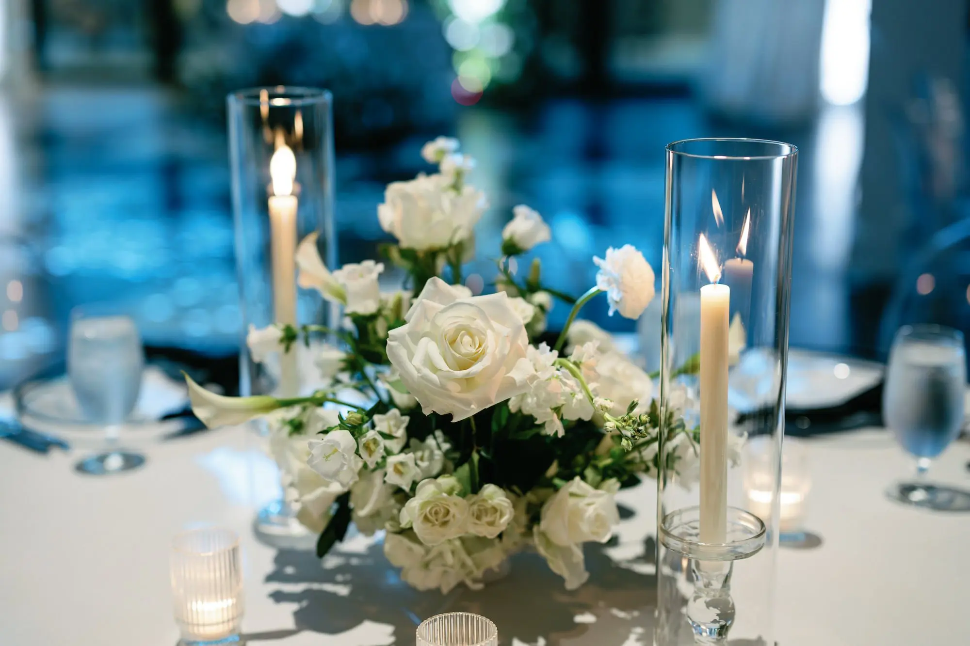 39Modern Classic Black and White Wedding Inspiration - Modern, Black and White Tampa Wedding | Hyde House Public Studio Modern Classic Black and White Wedding Reception Centerpiece Decor Ideas