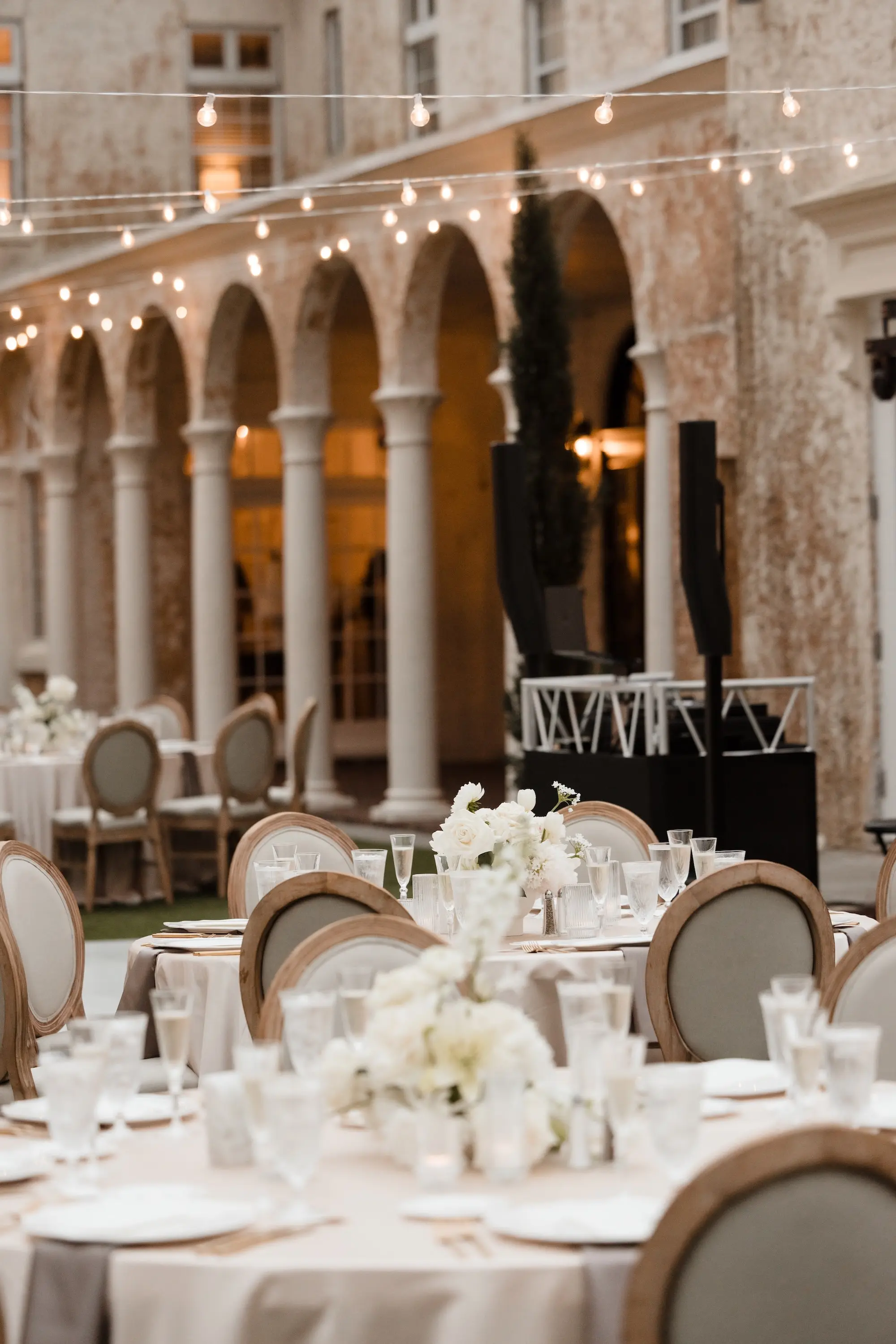 48Timeless Vintage Champagne Wedding Inspiration Evoke Photo and Film Central Florida Venue Bella Cosa - Elegant, Neutral Central Florida Wedding | Bella Cosa Timeless Vintage Champagne Wedding Reception Decor Ideas | Tampa Bay Event Venue Bella Cosa