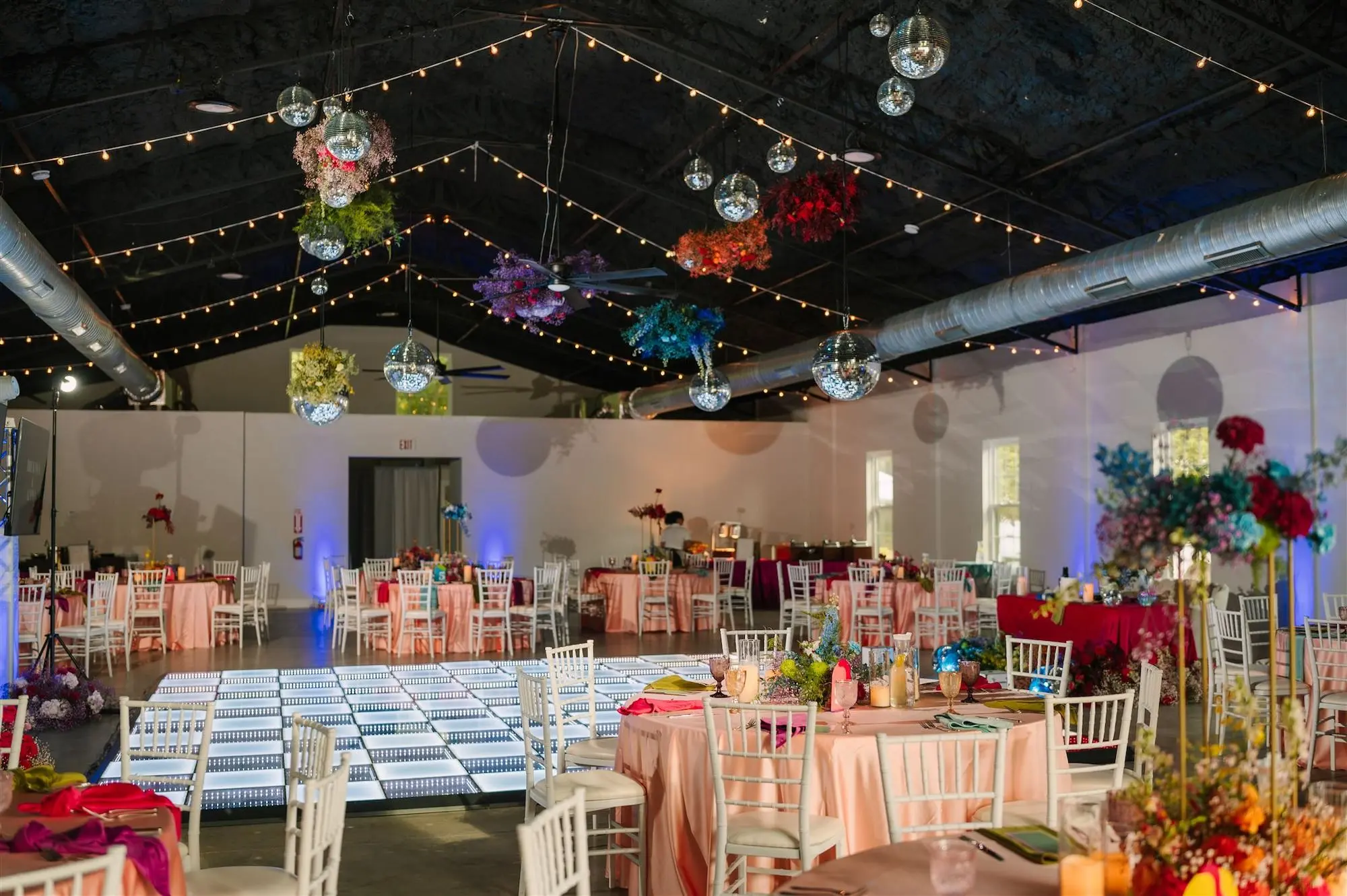 52Colorful Pride Rainbow Wedding Ideas Tampa Bay Venue Paradise Springs - Colorful, Same-Sex Wedding | The Secret Garden at Paradise Spring Colorful Pride Rainbow Wedding Reception Decor Inspiration | Tampa Bay Event Venue Paradise Springs | Over The Top Rental Linens | Planner Wilder Minds Events