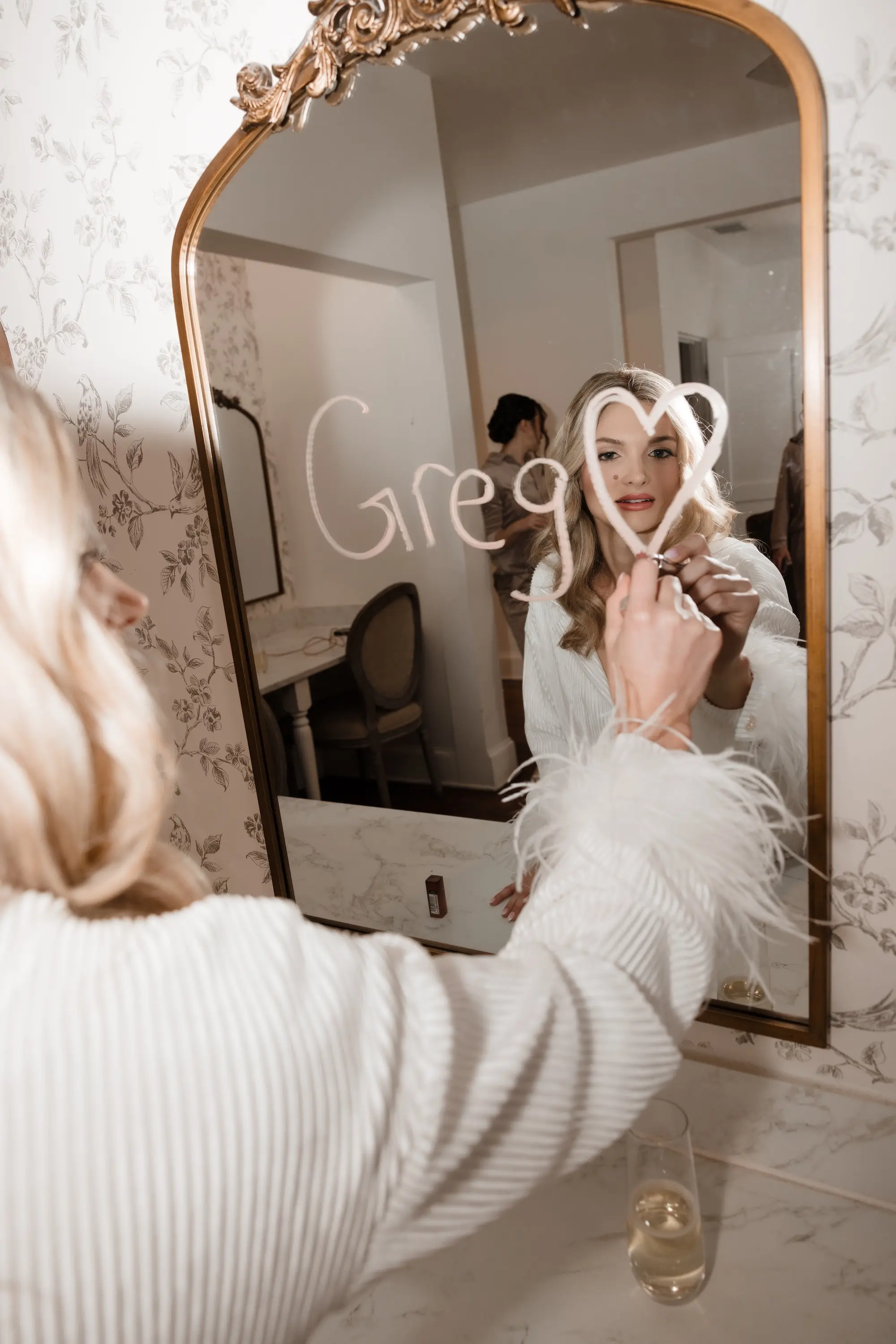 8Timeless Vintage Champagne Wedding Inspiration Evoke Photo and Film - Elegant, Neutral Central Florida Wedding | Bella Cosa Bride Getting Ready Wedding Portrait