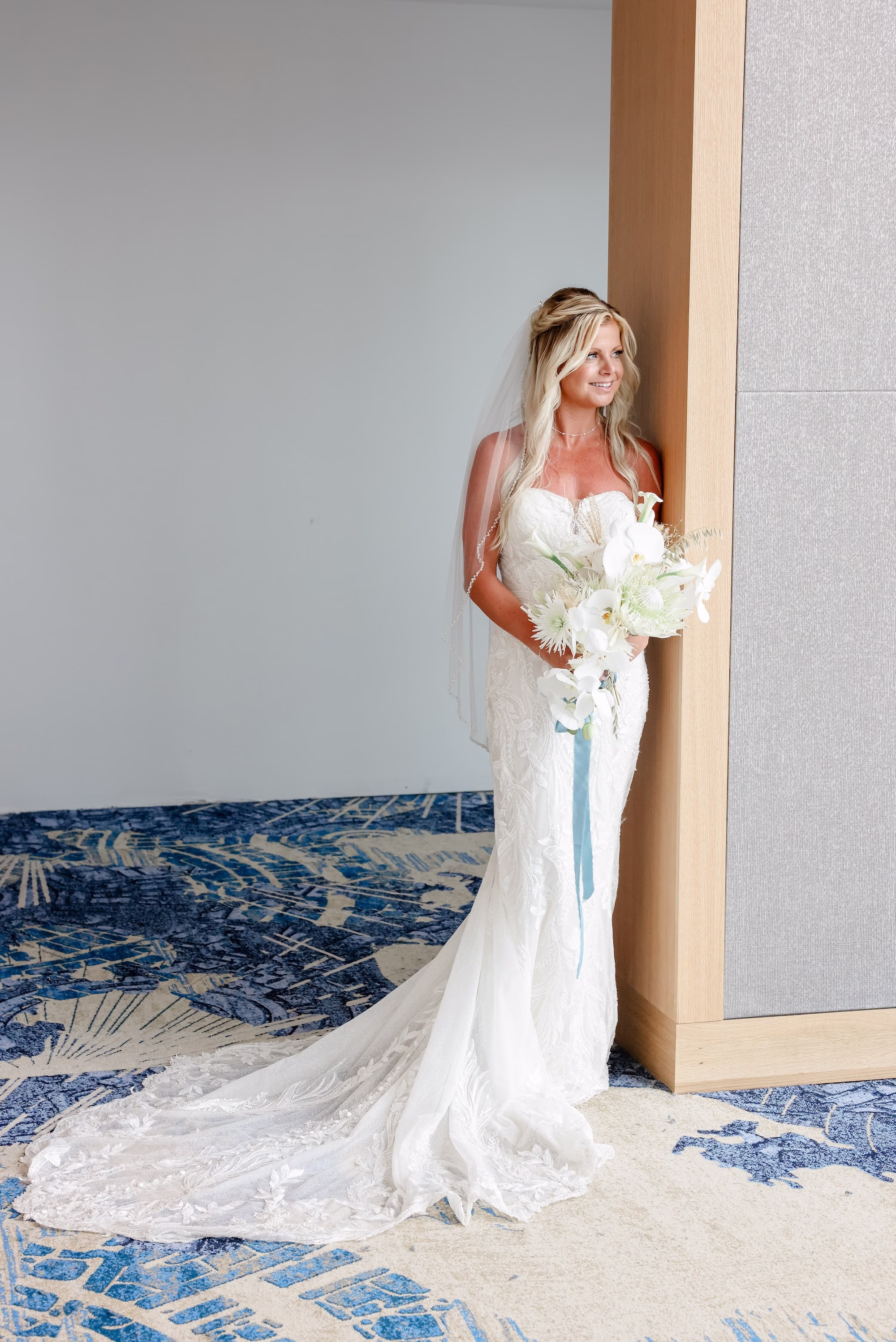 Bride Wedding Portrait | Tampa Boutique Truly Forever Bridal | Clearwater Hair and Makeup Artist Adore Bridal