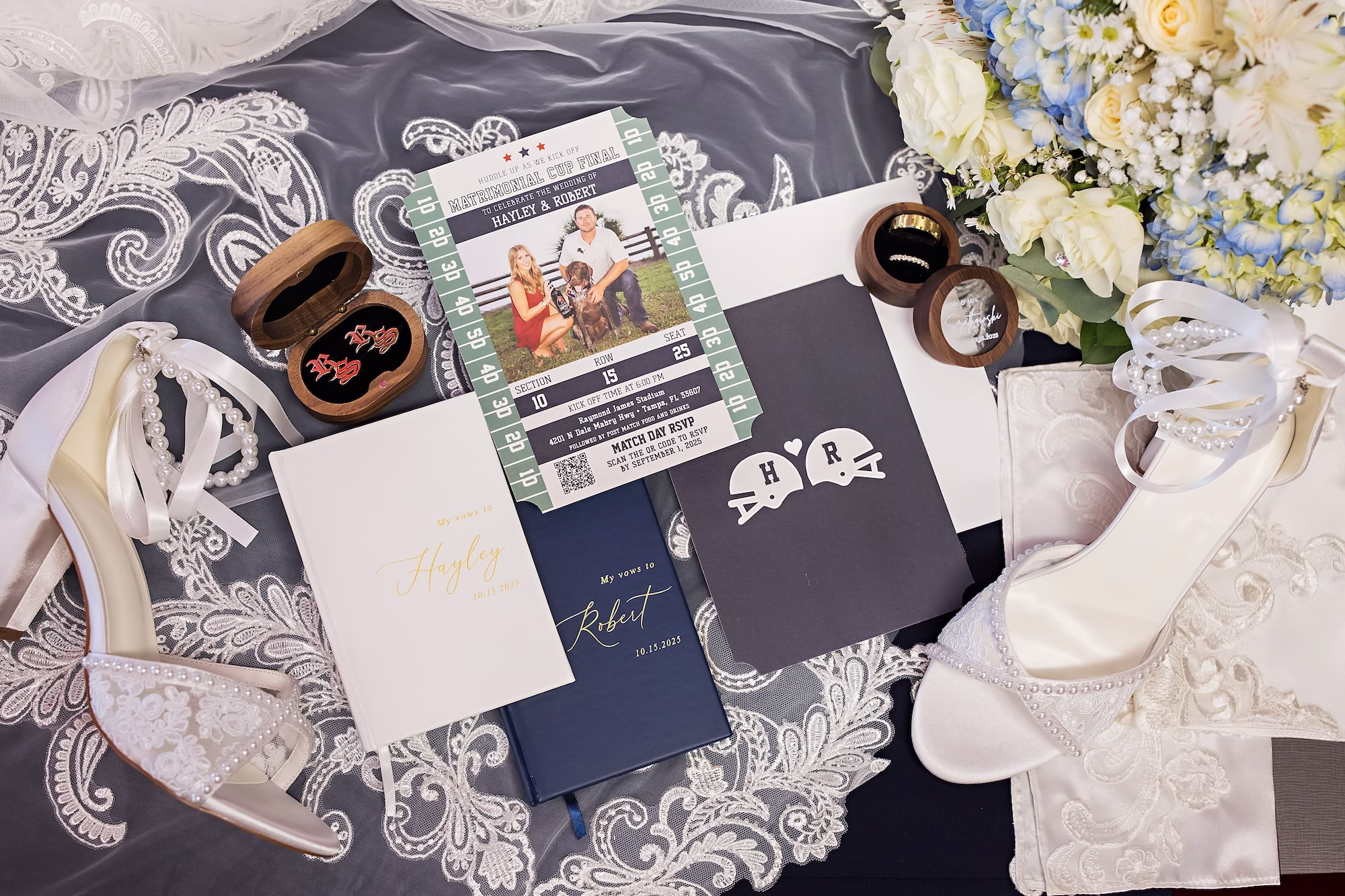 21Raymond James Football Wedding Tampa Photographer Limelight Photography - Football-Inspired Tampa Bay Bucs Wedding | Raymond James Stadium 21Raymond James Football Wedding Tampa Photographer Limelight Photography