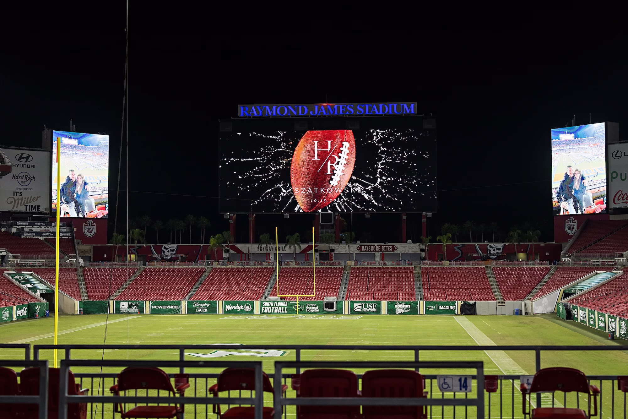 301Raymond James Football Wedding Tampa Photographer Limelight Photography - Football-Inspired Tampa Bay Bucs Wedding | Raymond James Stadium 301Raymond James Football Wedding Tampa Photographer Limelight Photography
