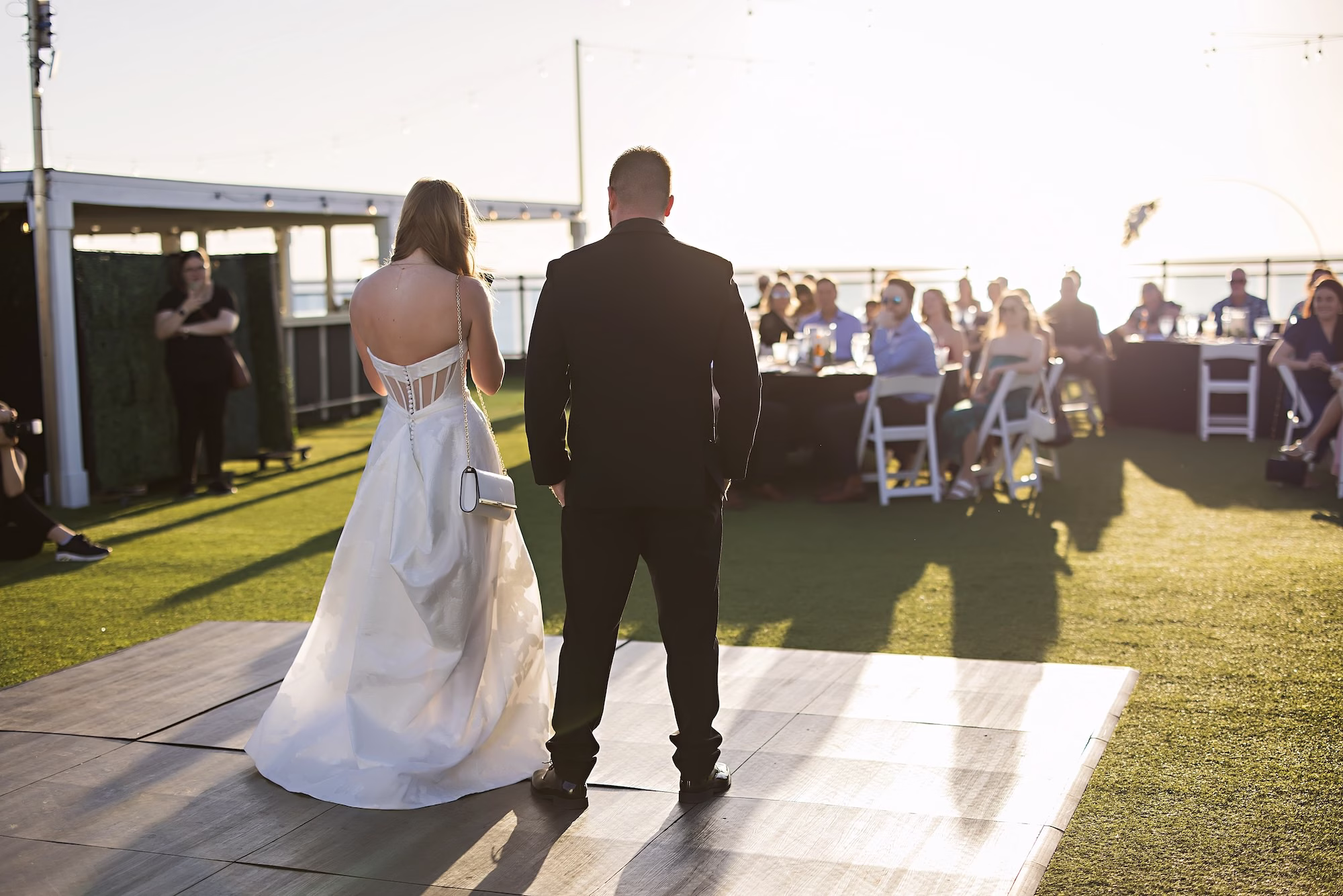 34St Pete Beach Rooftop Wedding Hotel Zamora - Football-Inspired Tampa Bay Bucs Wedding | Raymond James Stadium 34St Pete Beach Rooftop Wedding Hotel Zamora