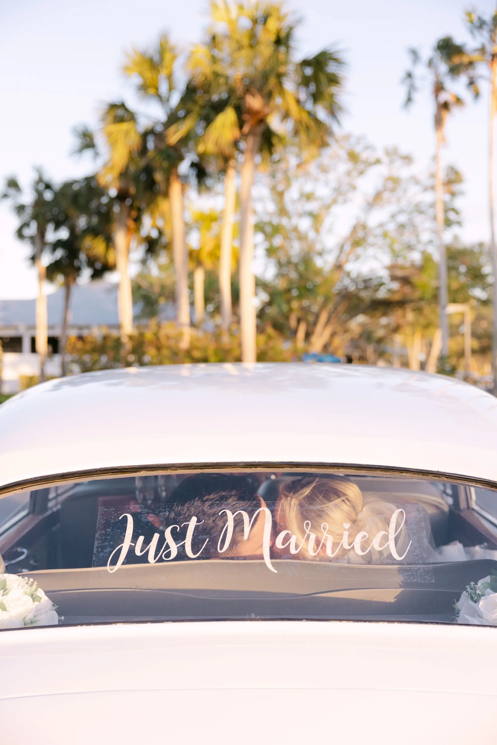 35Tropical Red and Orange Outdoor Florida Destination Wedding - Tropical Outdoor Sarasota Wedding | The Resort at Longboat Key Club Bride and Groom Wedding Portrait