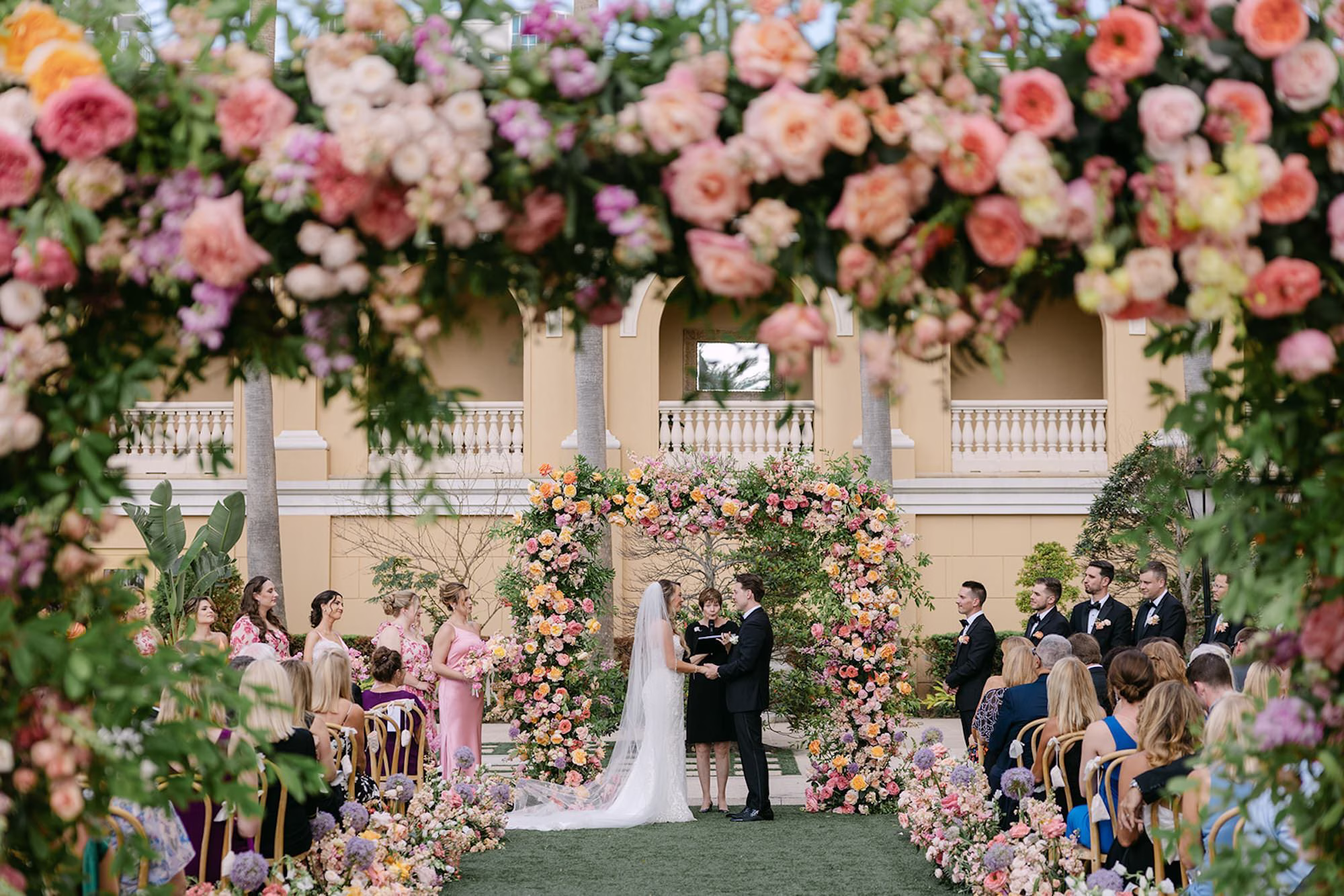 Luxurious, Pastel Garden Tented Wedding | Ritz Carlton Sarasota