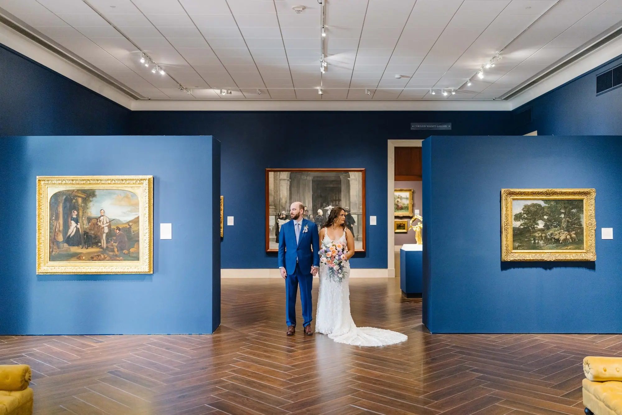 10Green Purple and Pink Spring Florida Wedding Inspiration St Pete Venue Museum of Fine A - Pastel, Old Florida Spring Wedding | The Birchwood Bride and Groom Wedding Portrait | St Pete Event venue Museum of Fine Arts