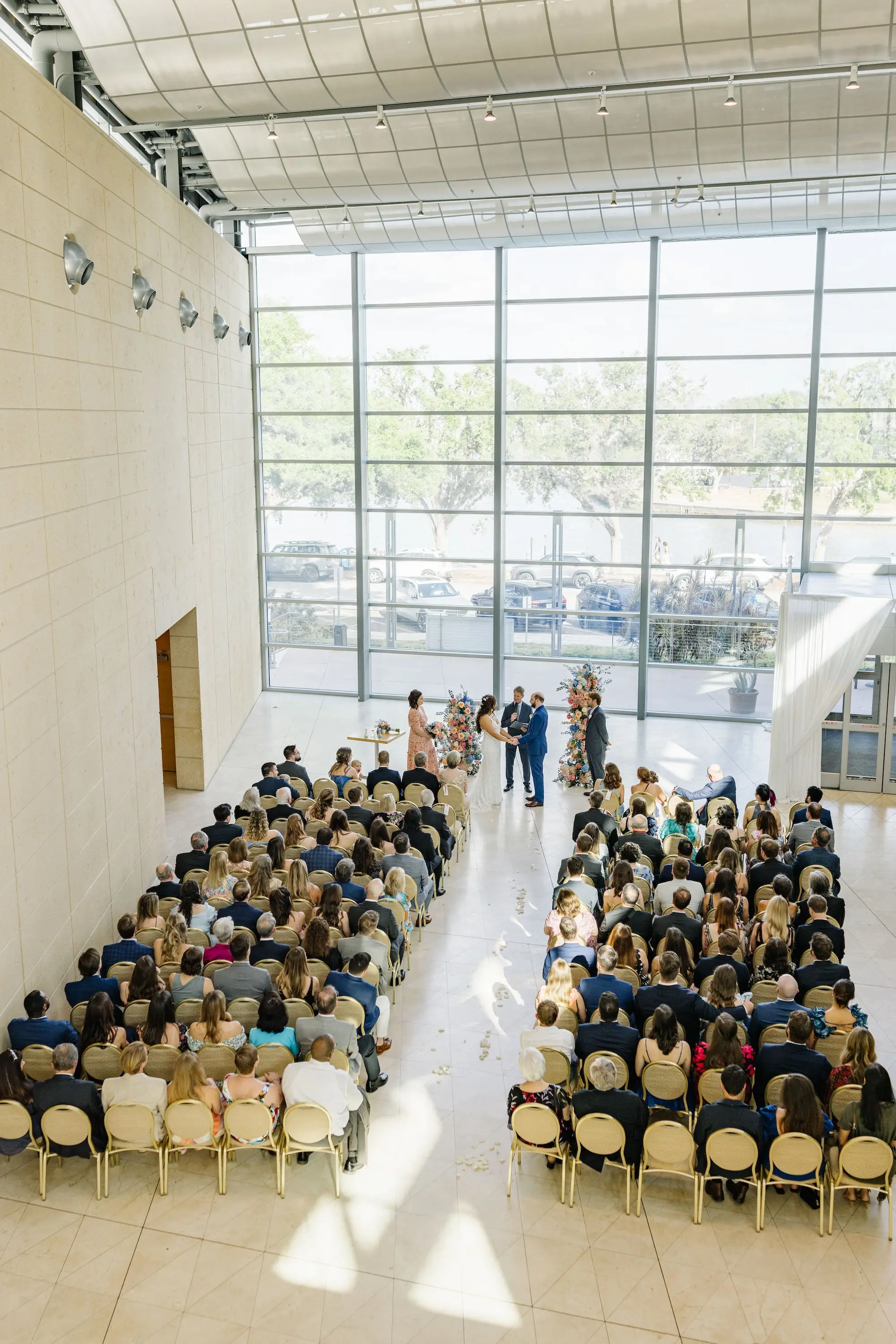 18Green Purple and Pink Spring Florida Wedding Inspiration St Pete Venue Museum of Fine A - Pastel, Old Florida Spring Wedding | The Birchwood Green, Purple, and Pink Spring Wedding Ceremony Decor Inspiration | St Pete Event Venue Museum of Fine Arts