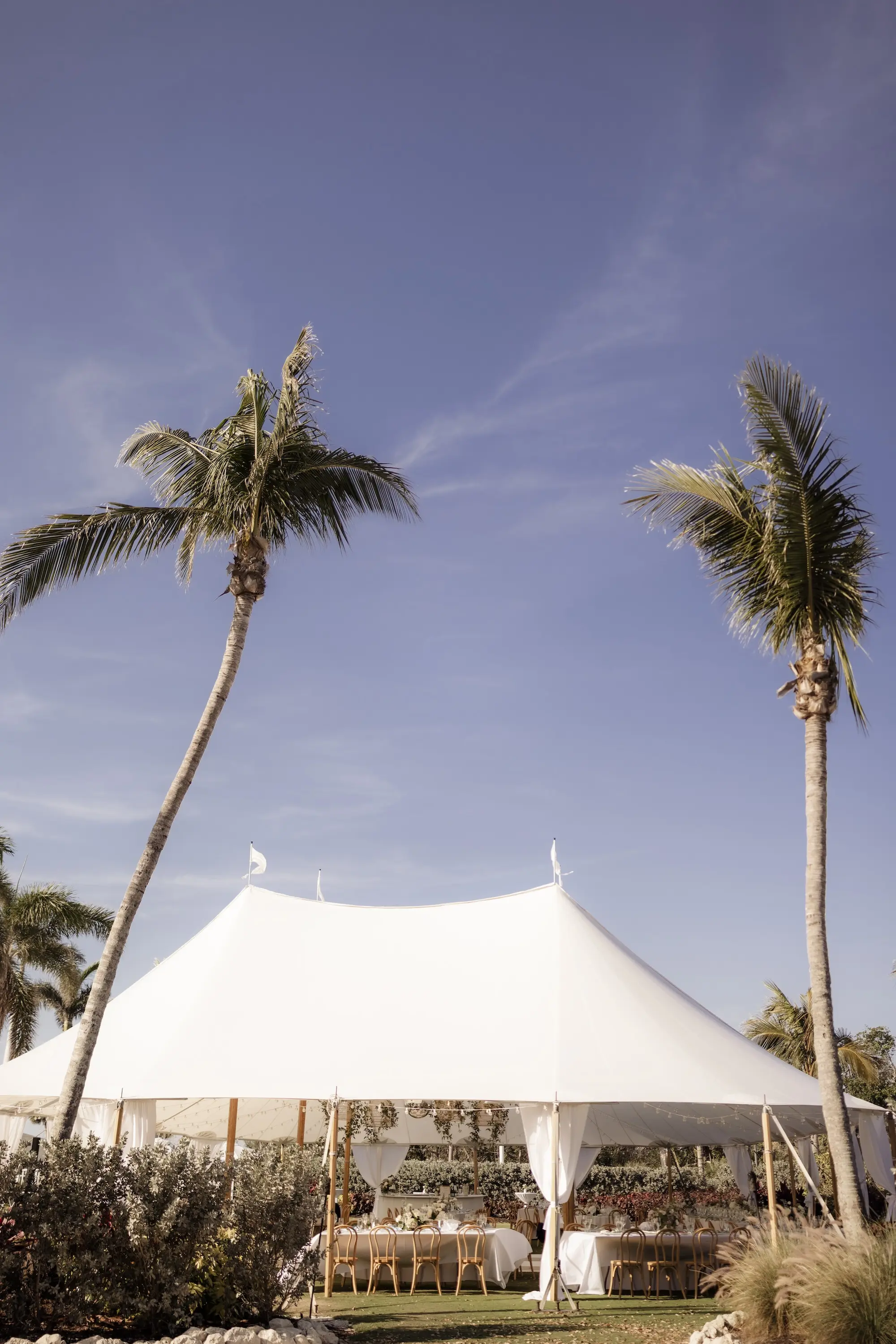 Spring Outdoor Garden Tent Wedding Reception | Tampa Wedding Venue The Resort at Longboat Key Club
