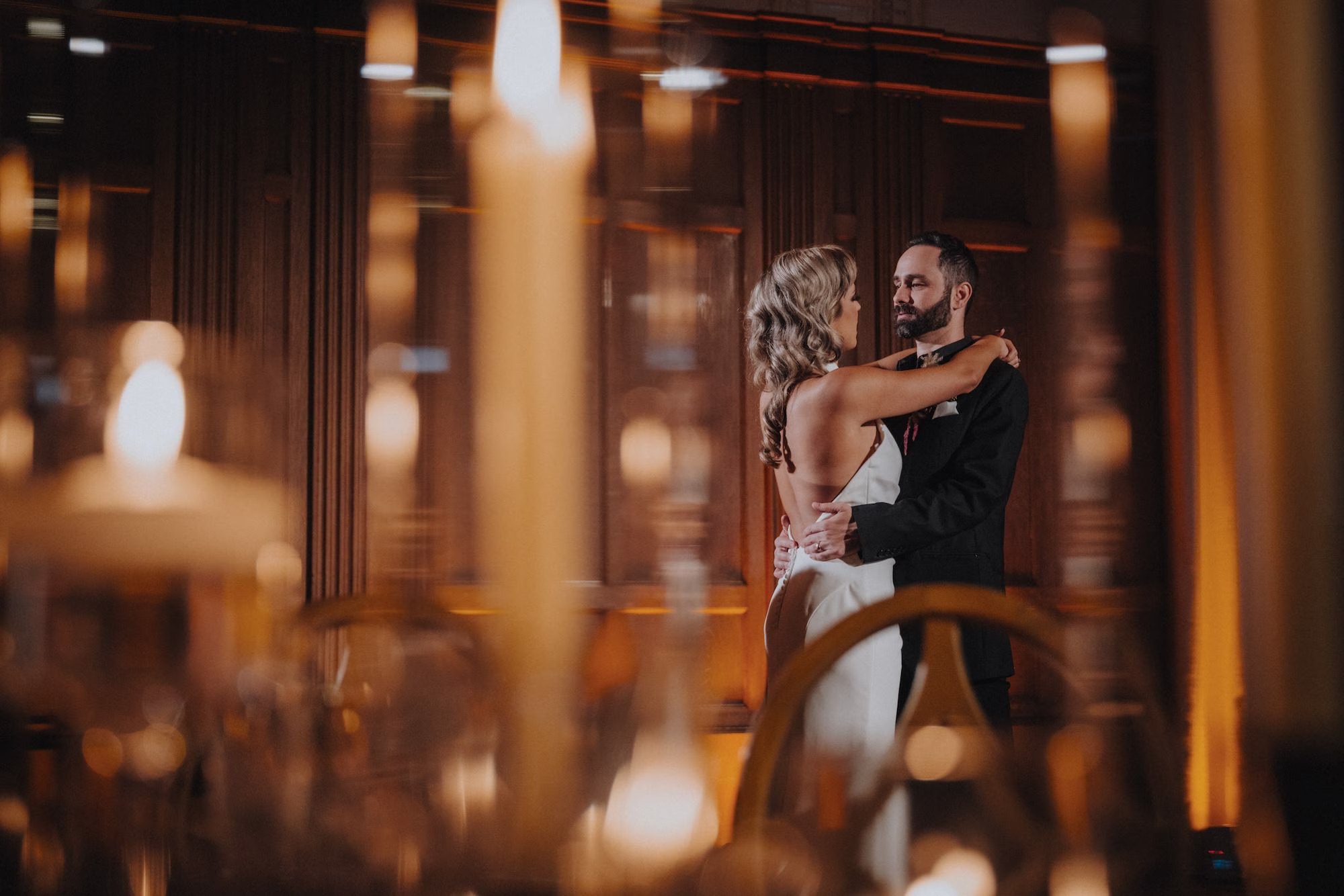 Dark and Moody Burgundy Wedding Reception Inspiration | Tampa Bay Photographer Iyrus Weddings | Content Creator Behind The Vows | Violinist Sweet Harmony Music