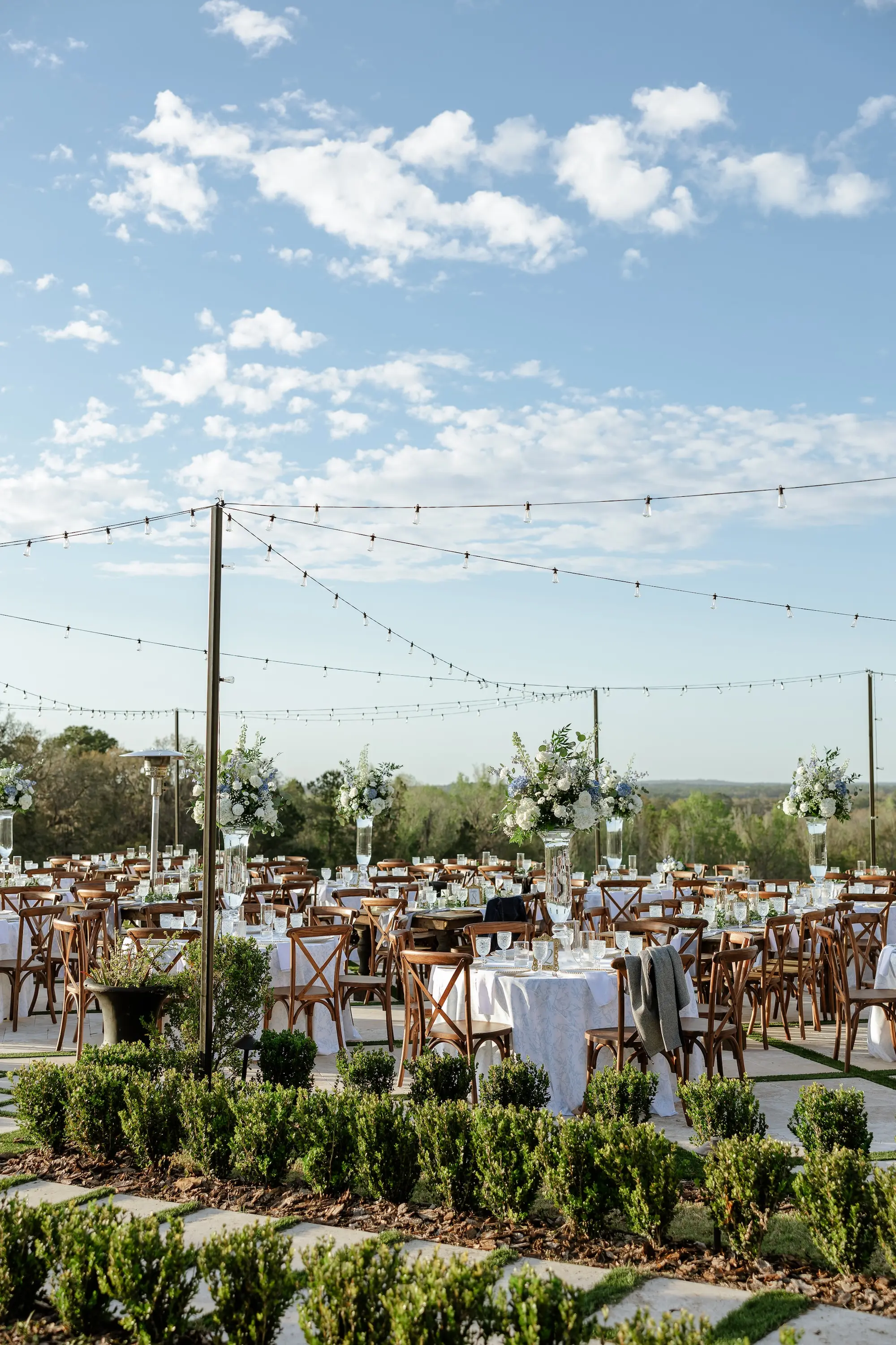 31Classic LIght Blue Florida Wedding Ideas Tampa Bay Venue La Hacienda on Snow Hill - Classic White and Light Blue Brooksville Wedding | La Hacienda on Snow Hill Classic Light Blue Florida Wedding Reception Decor Ideas | Tampa Bay Event Venue La Hacienda on Snow Hill