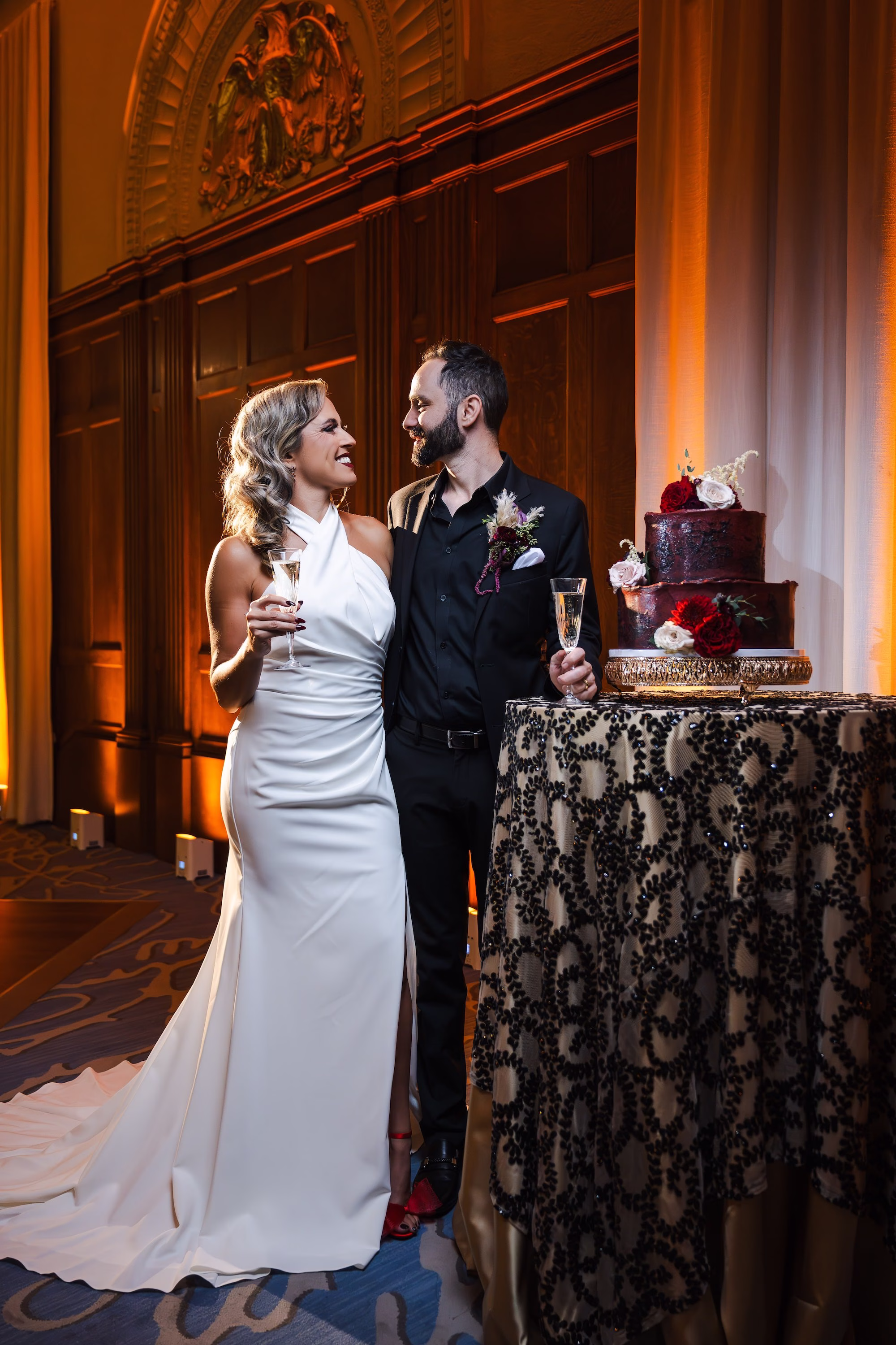 Bride and Groom Wedding Portrait | Tampa Bay Photographer Iyrus Weddings