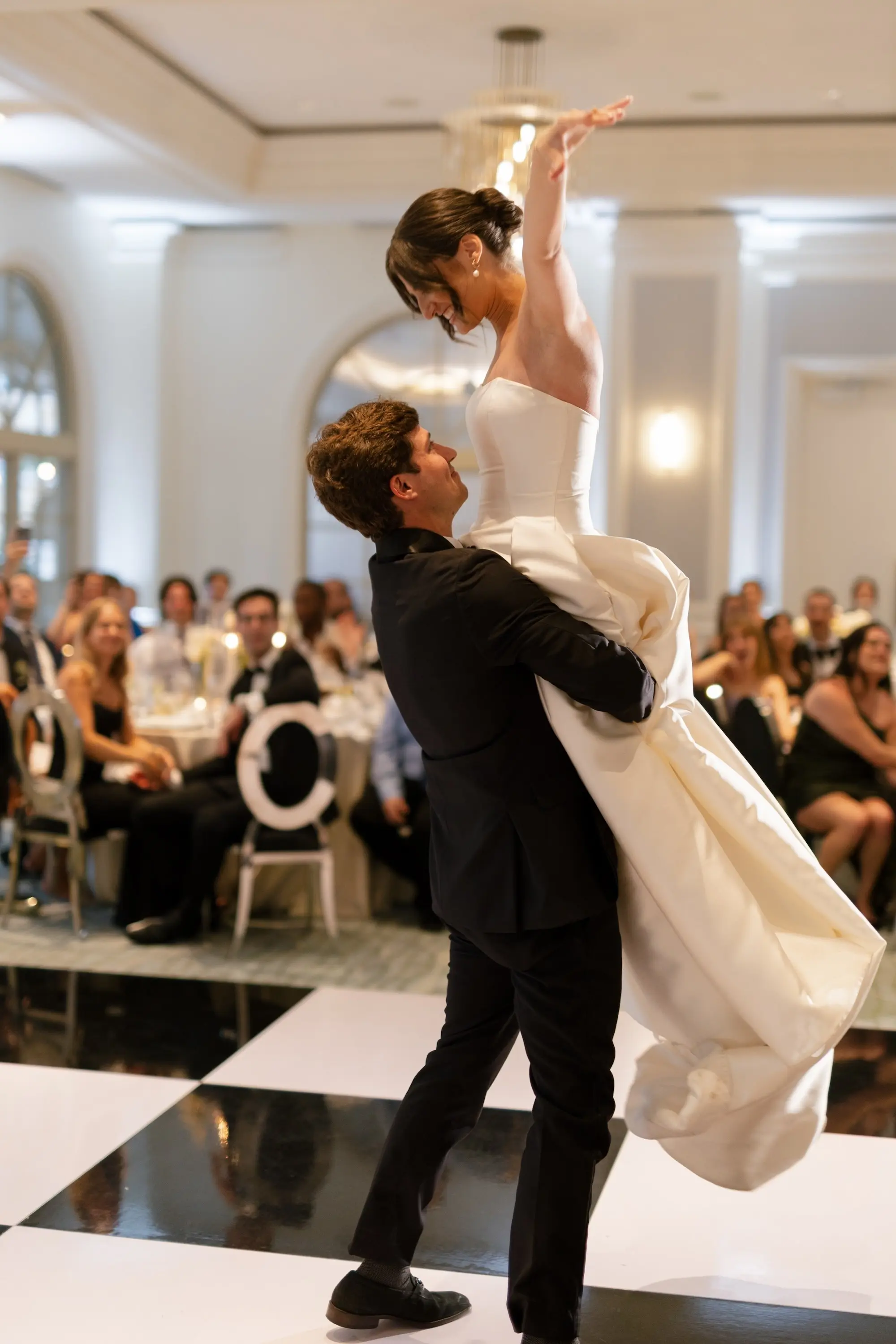 Bride and Groom First Dance Wedding Portrait | Sarasota DJ Graingertainment