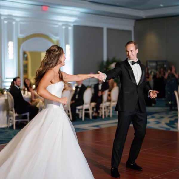 40Elegant Florida Garden Party Wedding Inspiration - Luxurious Garden Destination Wedding | Ritz-Carlton, Sarasota Bride and Groom First Dance Wedding Portrait | Tampa Bay DJ Graingertainment