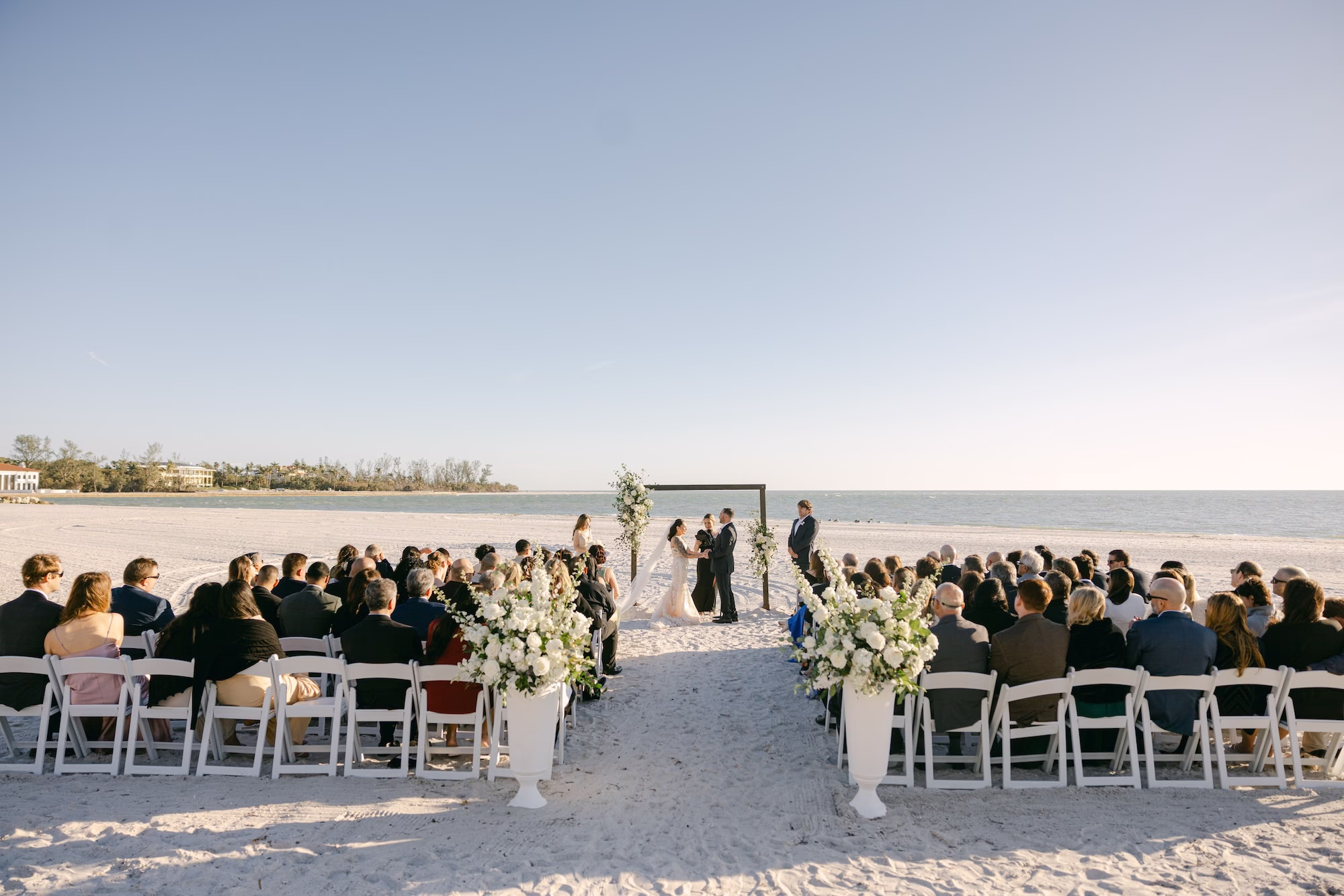 15Romantic Cream and Blue Coastal Florida Wedding Sarasota Venue Resort at Longboat Key Club - Romantic, Cream and Blue Sarasota Wedding | The Resort at Longboat Key Club Romantic Cream and Blue Coastal Florida Wedding Ceremony Decor Ideas | Sarasota Event Venue The Resort at Longboat Key Club