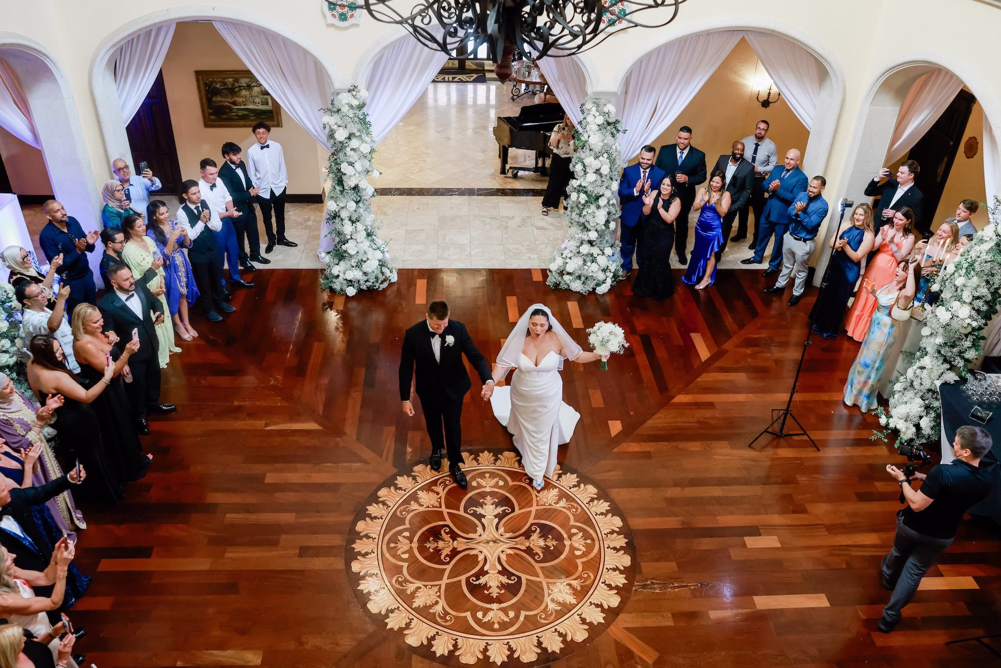 39Classic White Cream and Gold Wedding Ideas Tampa Venue Avila Golf and Country Club - Romantic White and Gold Tampa Wedding | Avila Golf & Country Club Bride and Groom First Dance Wedding Portrait | Tampa By a Photographer Lifelong Photography Studio | Event Venue Avila Golf and Country Club